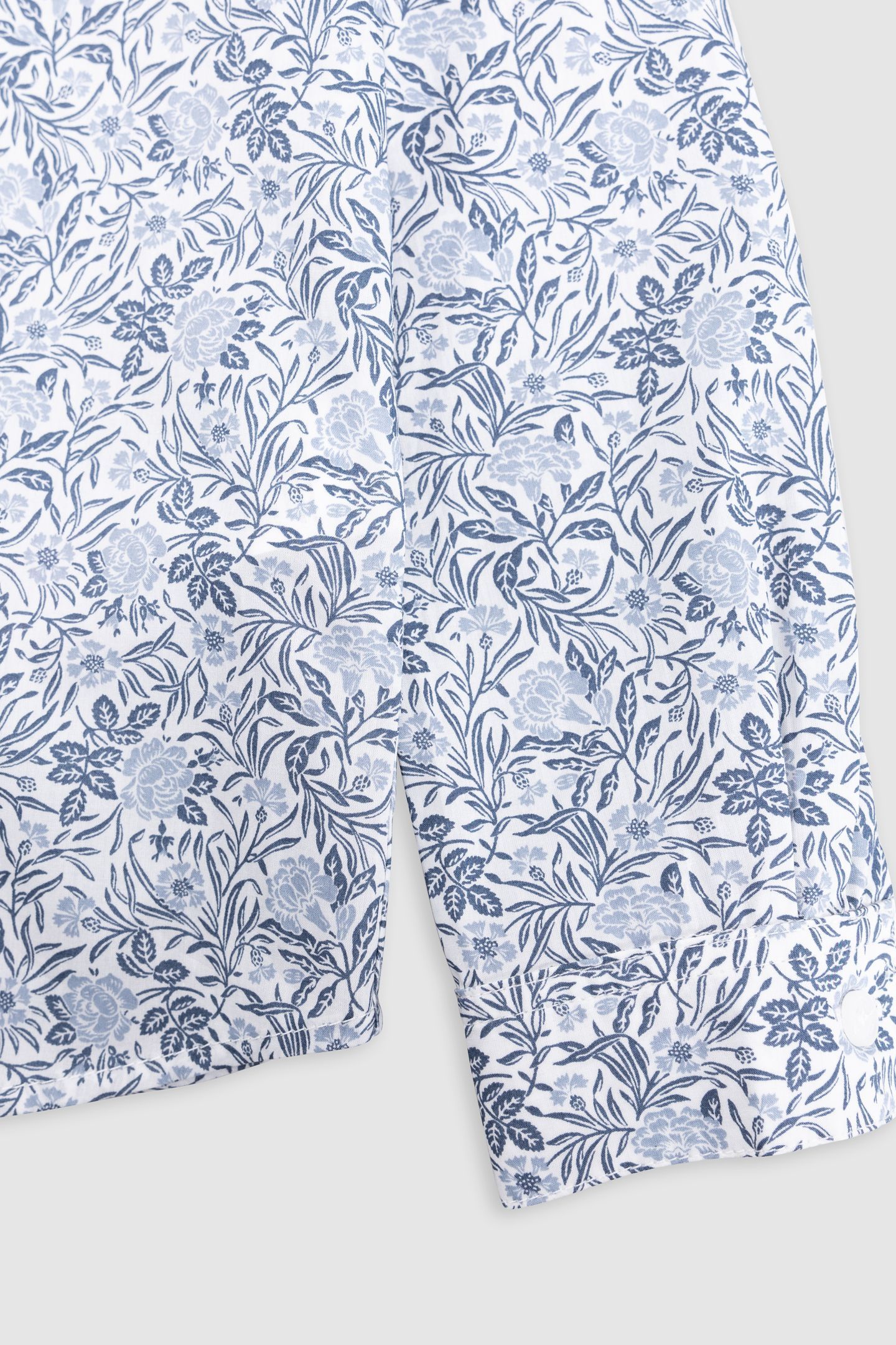 WHITE FLOWERY LIBERTY FABRIC SHIRT 5