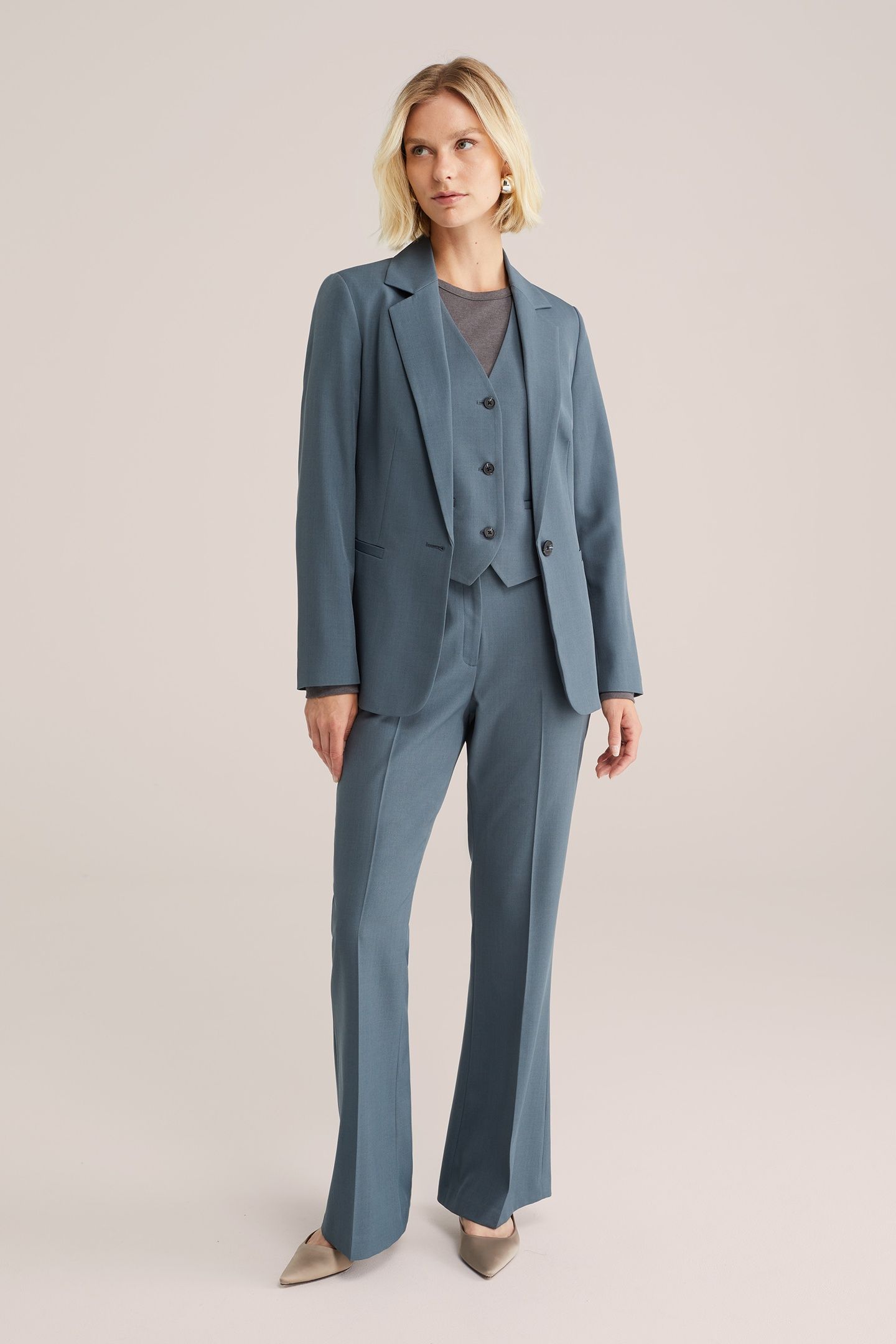 BLAZER GREYISH GREEN 1