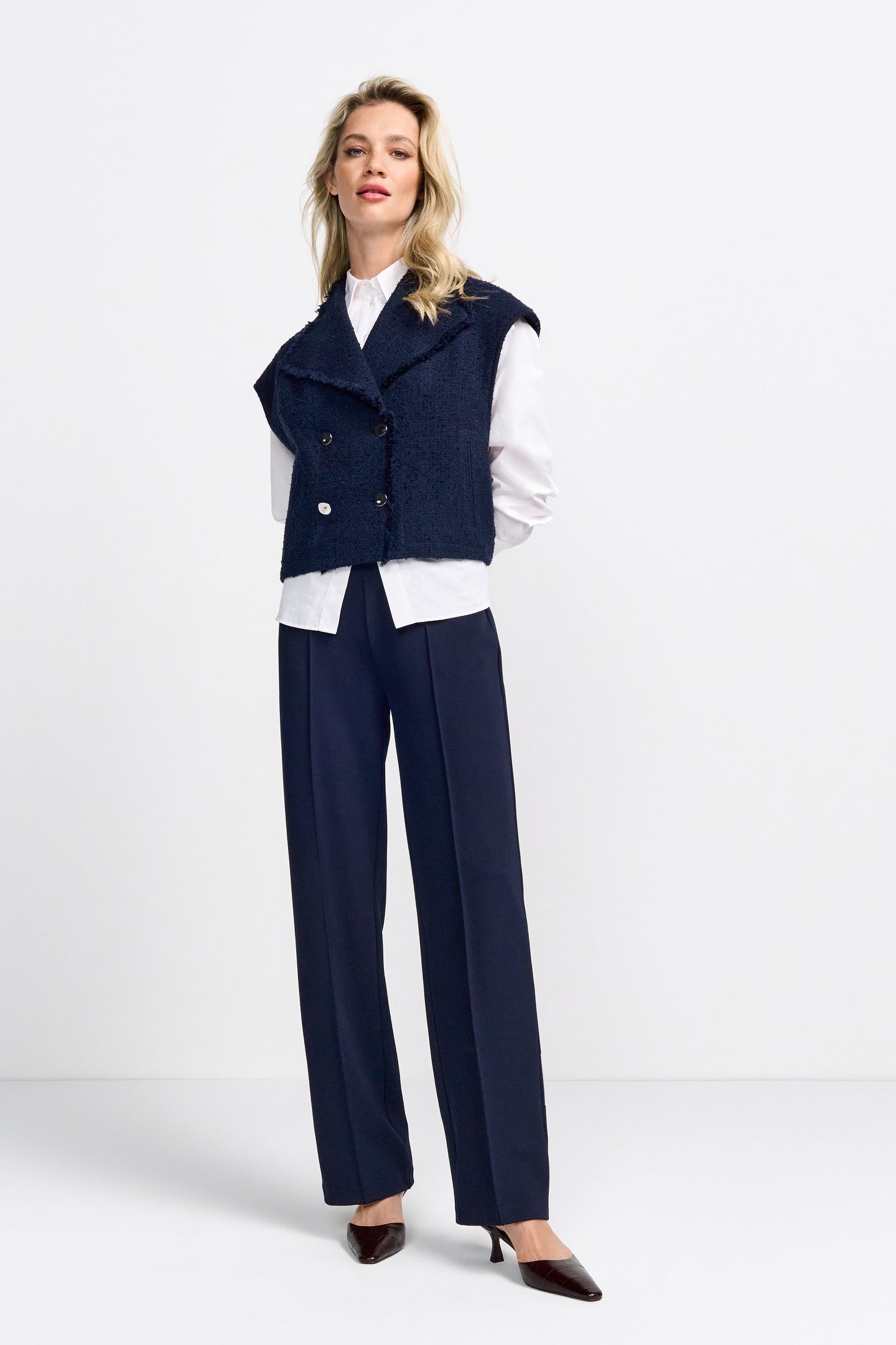 CULOTTE WITH ELASTIC TAPE MIDNIGHT BLUE 1