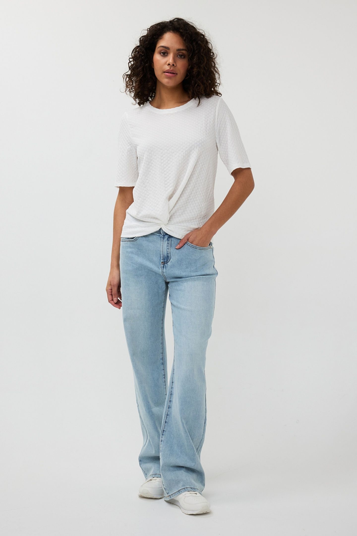 TOP S/SLVE KNOT STRUCTURE OFF WHITE 2