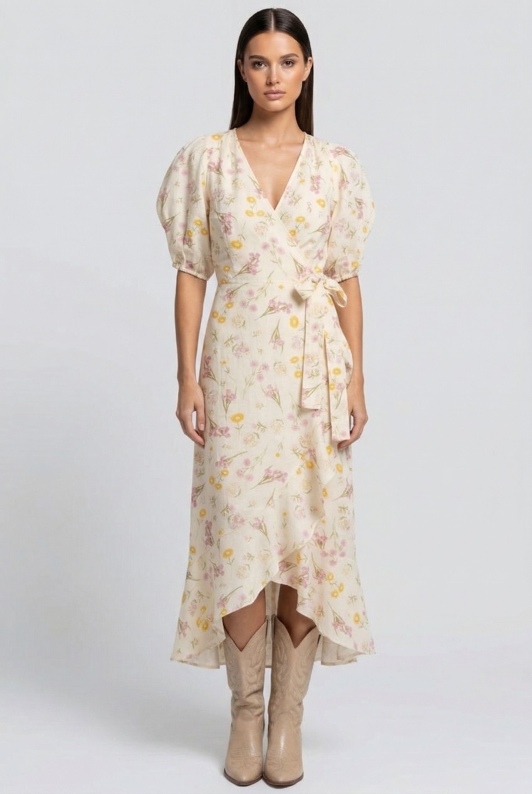 MALENA DRESS YELLOW 1