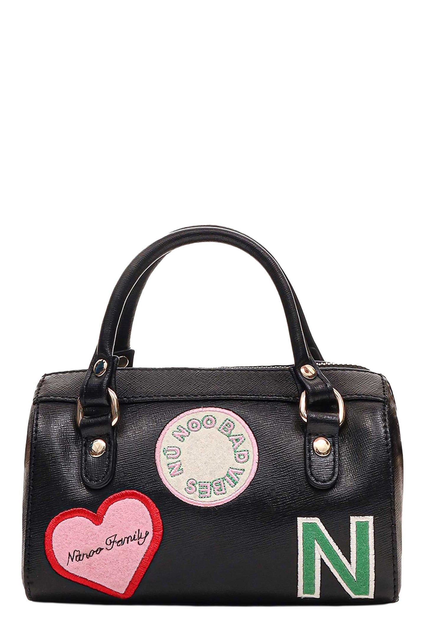 SMALL MAYA DETAILS FLORENCE BLACK W. GOLD 1