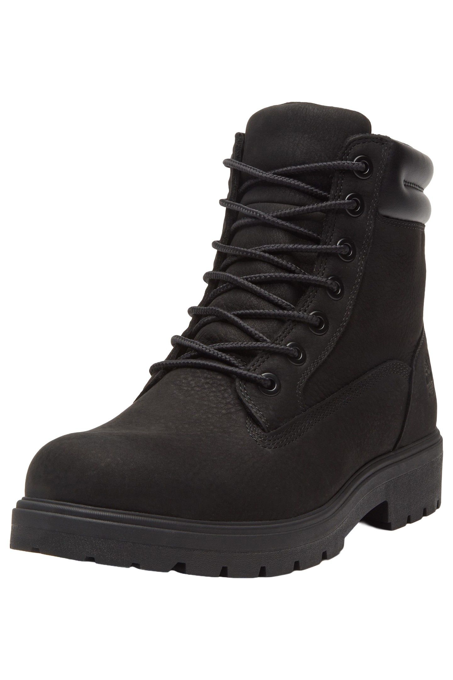 AUBURN FALLS 6 INCH LACE UP WATERPROOF BOOT BLACK NUBUCK 3