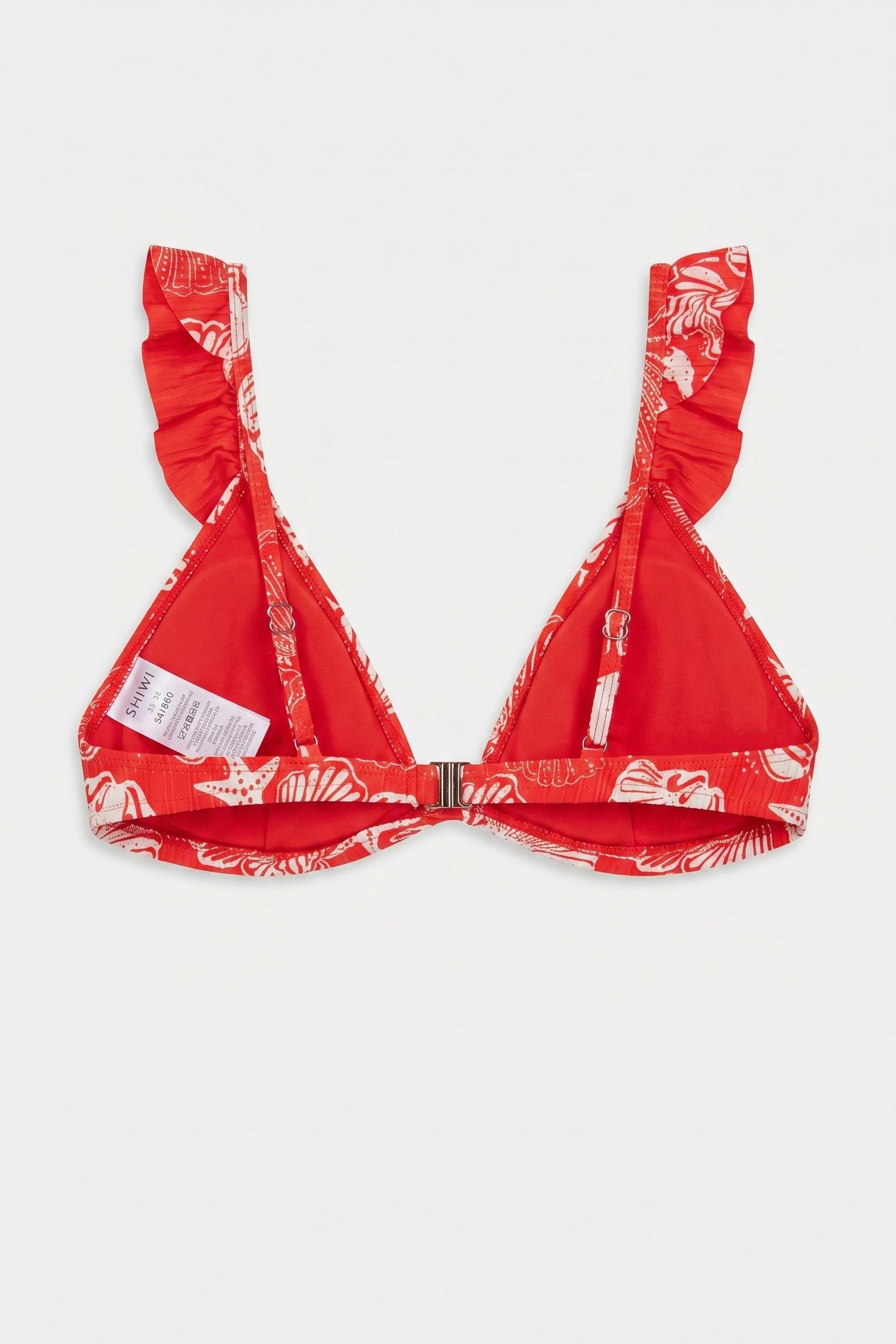 BOBBY BIKINI TOP BEACH DAY RED HIBISCUS BEACH DAY 3