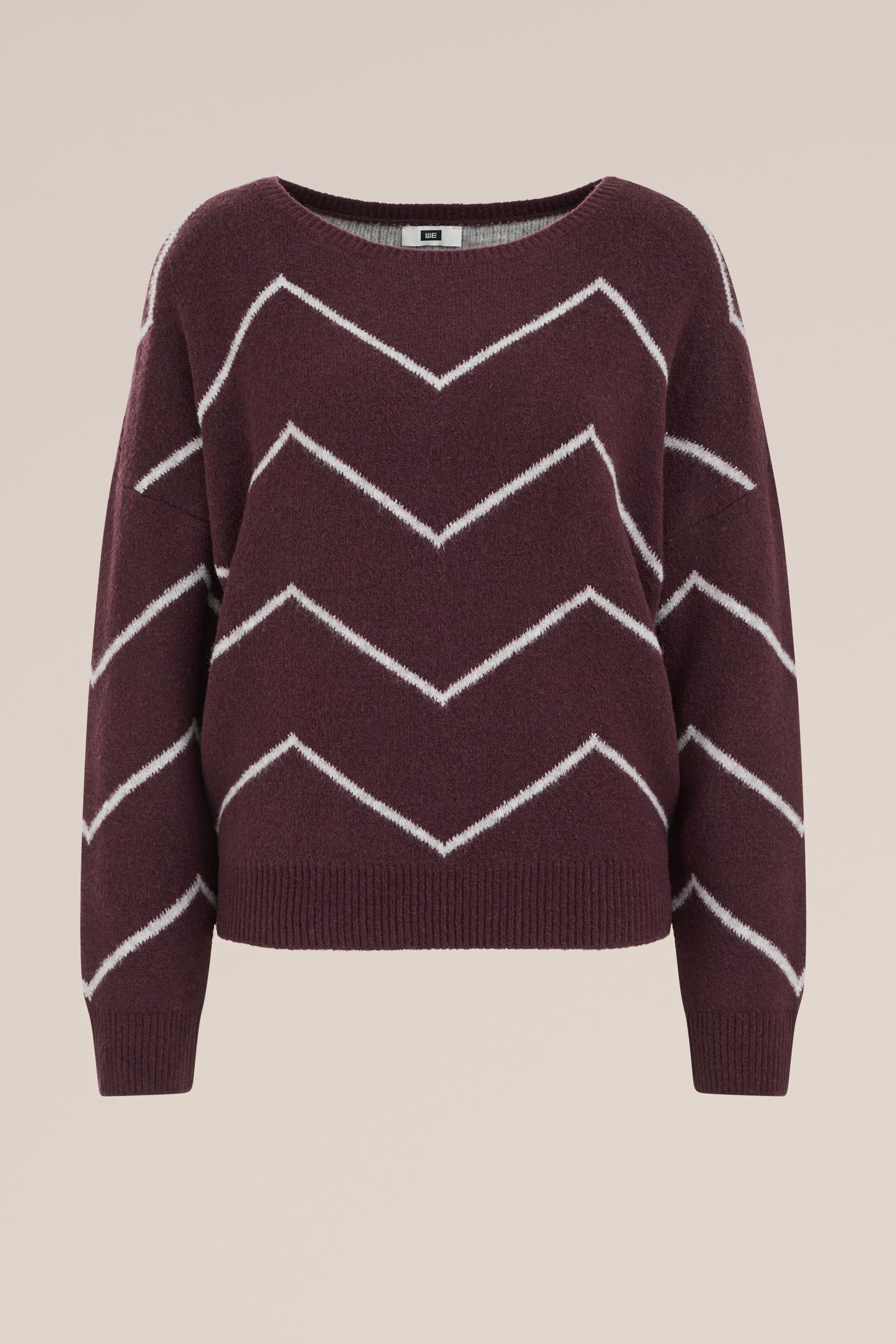 KNITTED PULLOVER AUBERGINE 4