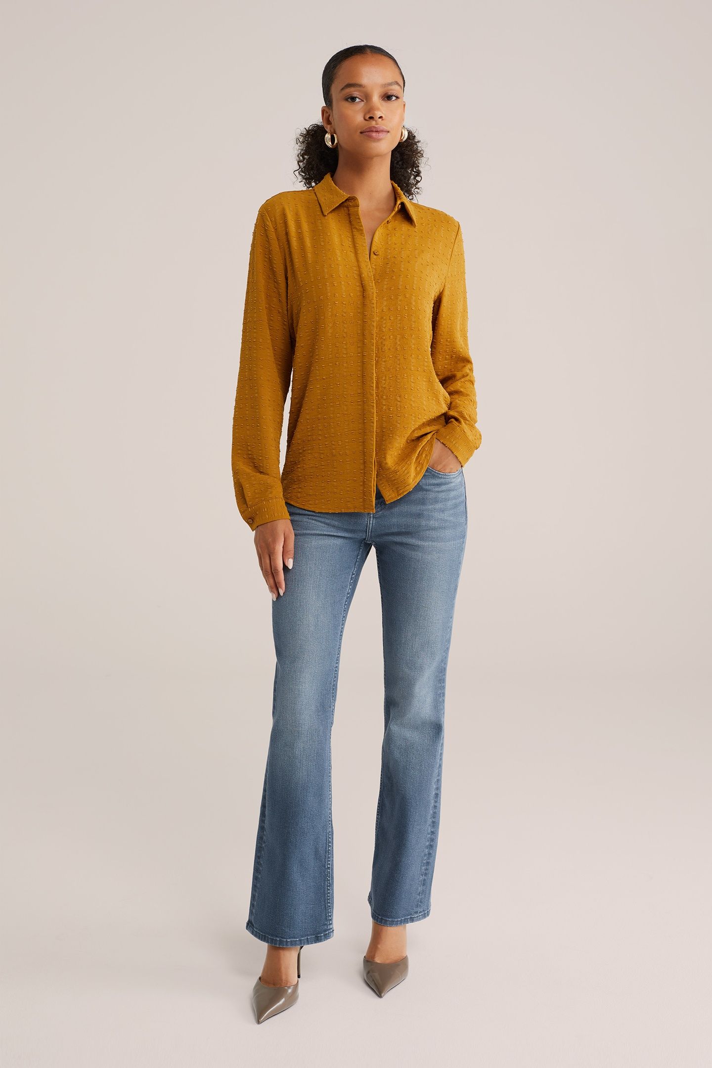 BLOUSE MUSTARD YELLOW 1