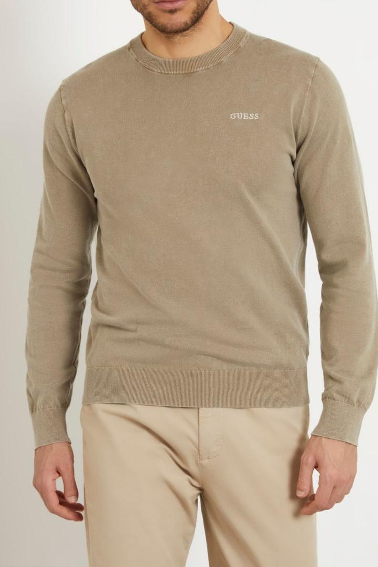 GUESS ECO CHESLEY WASHED LS CN SLATE TAUPE 4