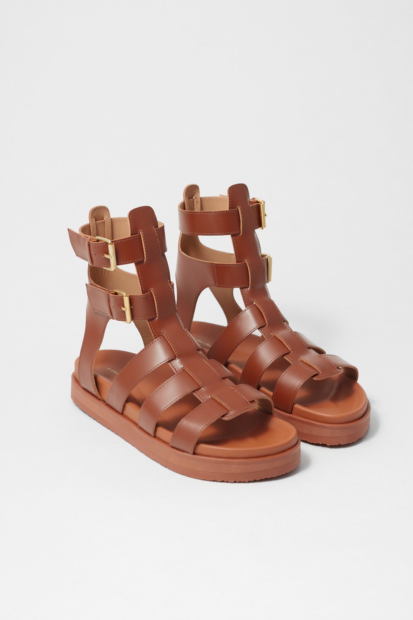 FARRAH SUMMER FLAT BROWN 2