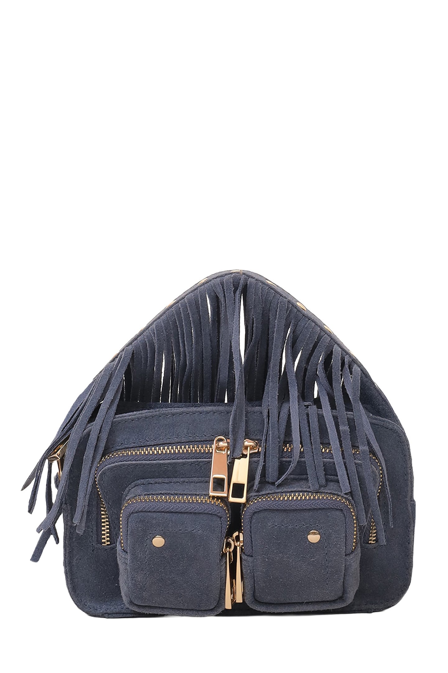 HELENA FRINGE SUEDE JEANS W. GOLD 1