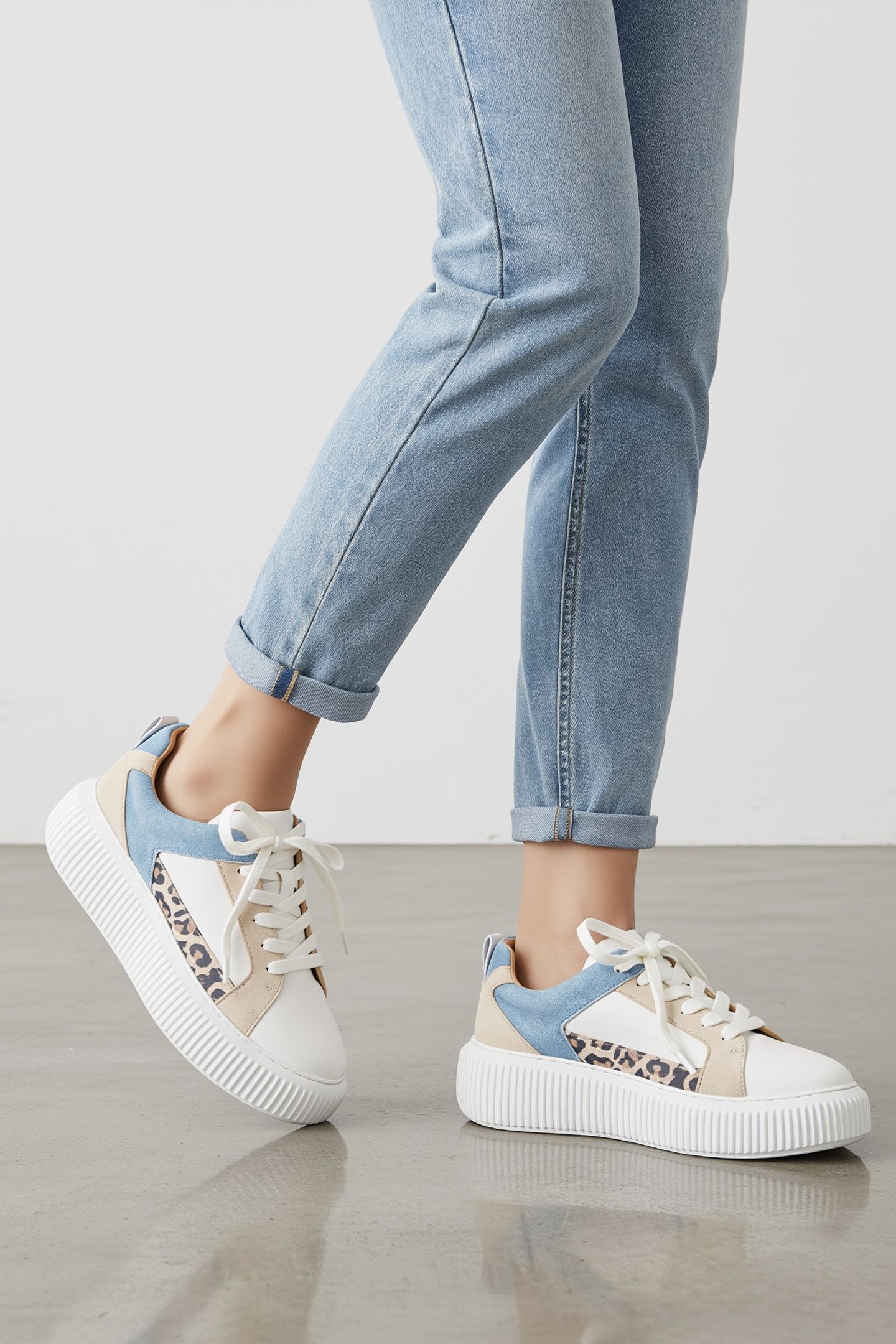MADISON LEOPARD SAND / JEANS 2
