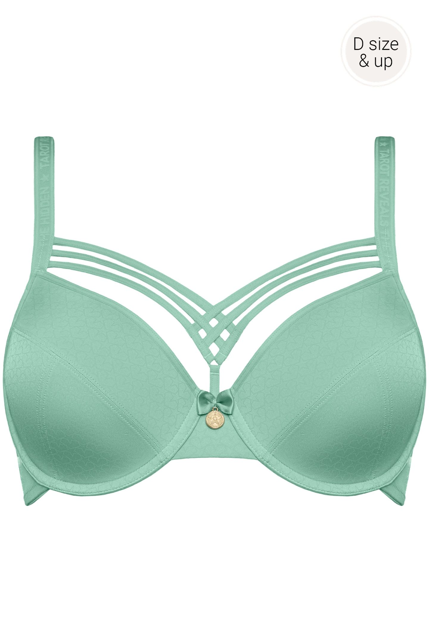 DAME DE PARIS BRAPUSH UPWIRED PADDED GREEN 2