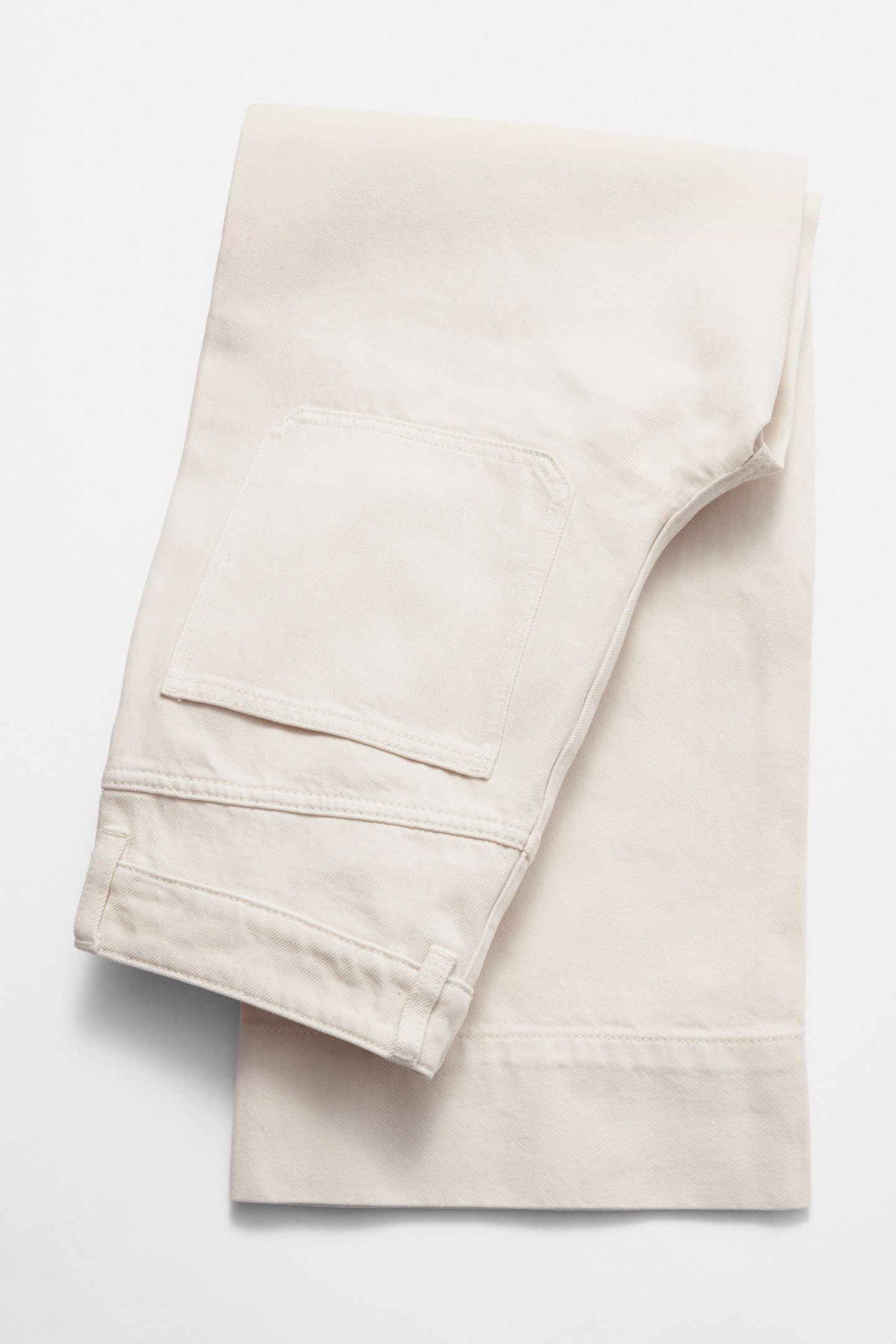 ARWA DENIM TROUSERS WHITE 2