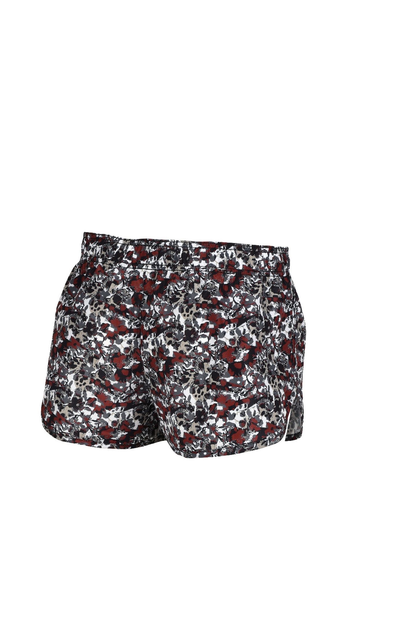 WOBEACH SHORT ALLOVER BURGUNDY MULTI 7