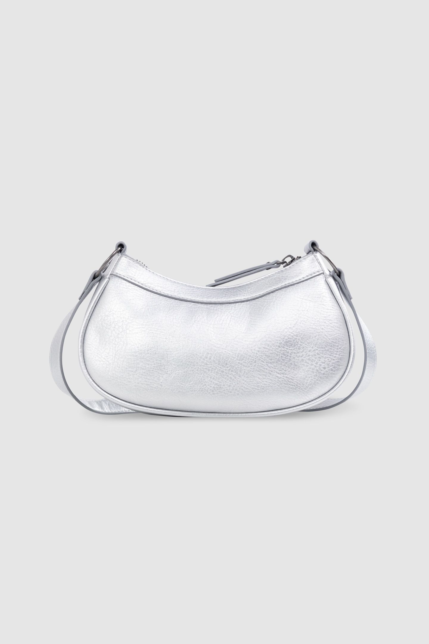 SILVER HANDBAG WITH STUDS 2