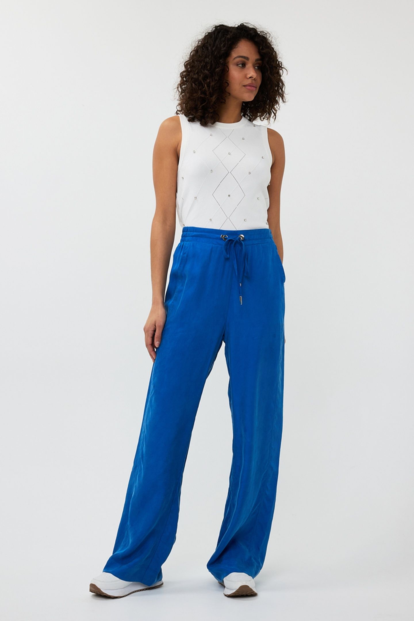 TROUSERS ELASTIC WB CUPRO BLUE 1