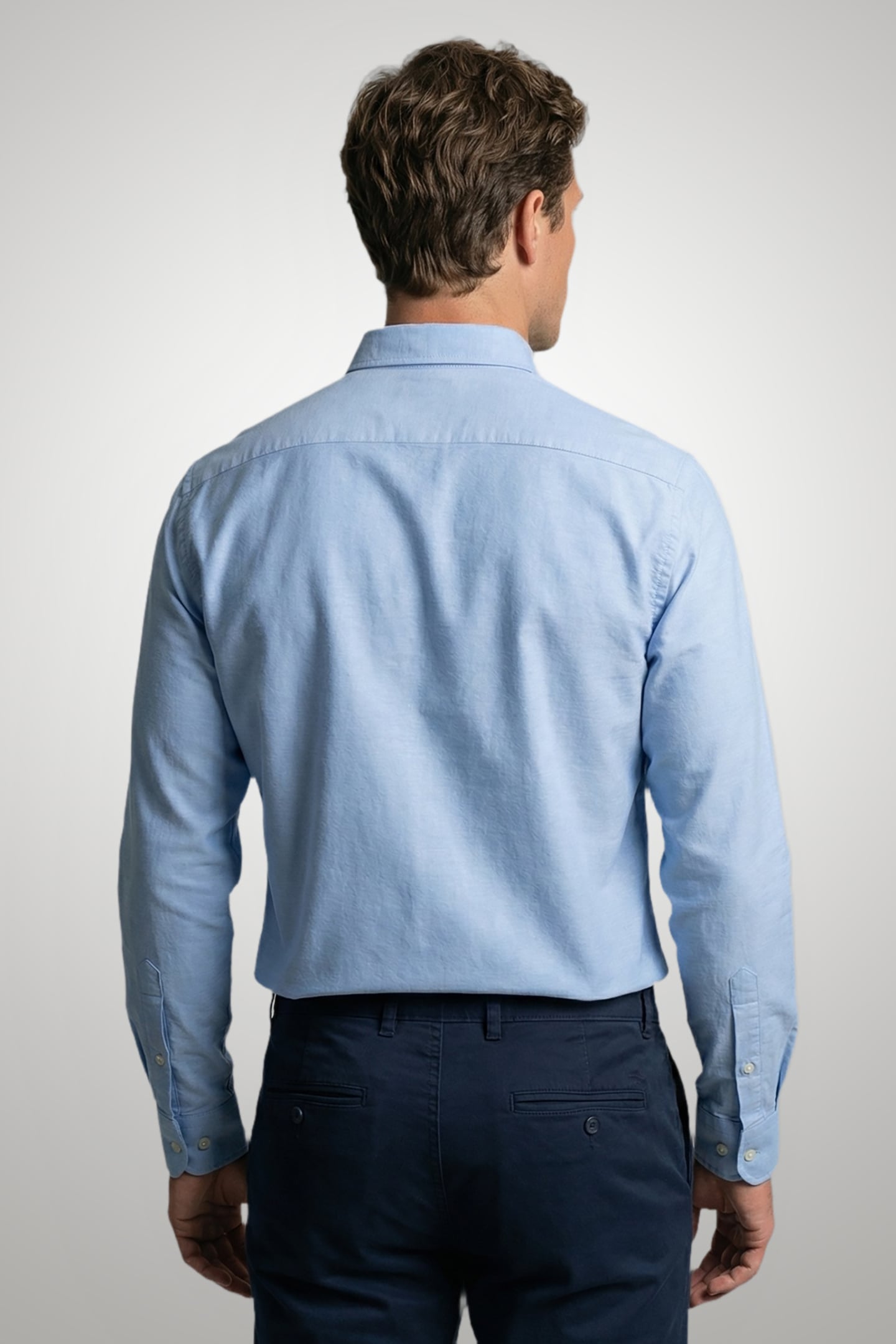 STRETCH PIQUE SHIRT LIGHT BLUE 2