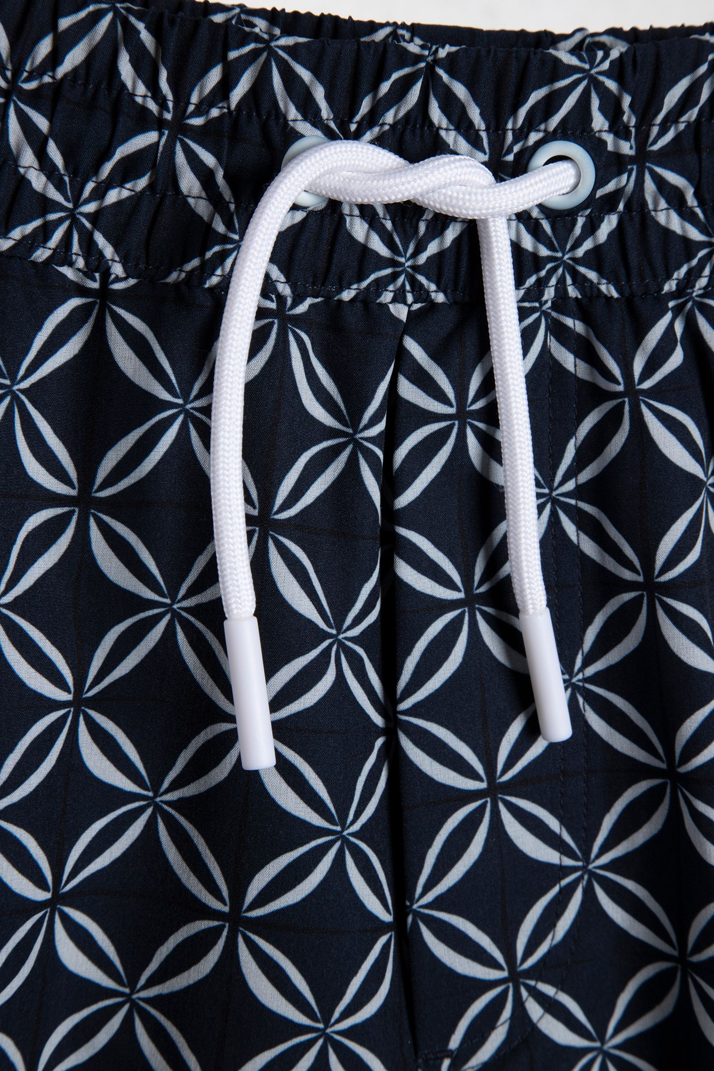 PRINTED SWIM SHORT NAVY 4