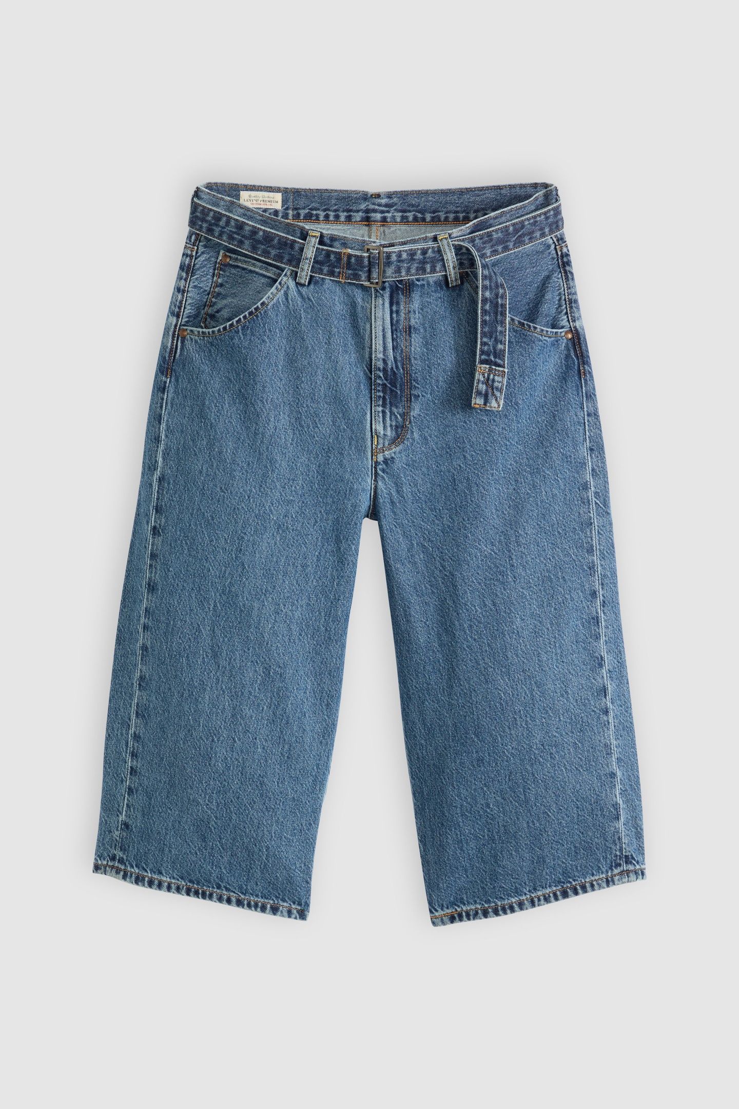 TWISTED BAGGY CAPRI JEANS 6