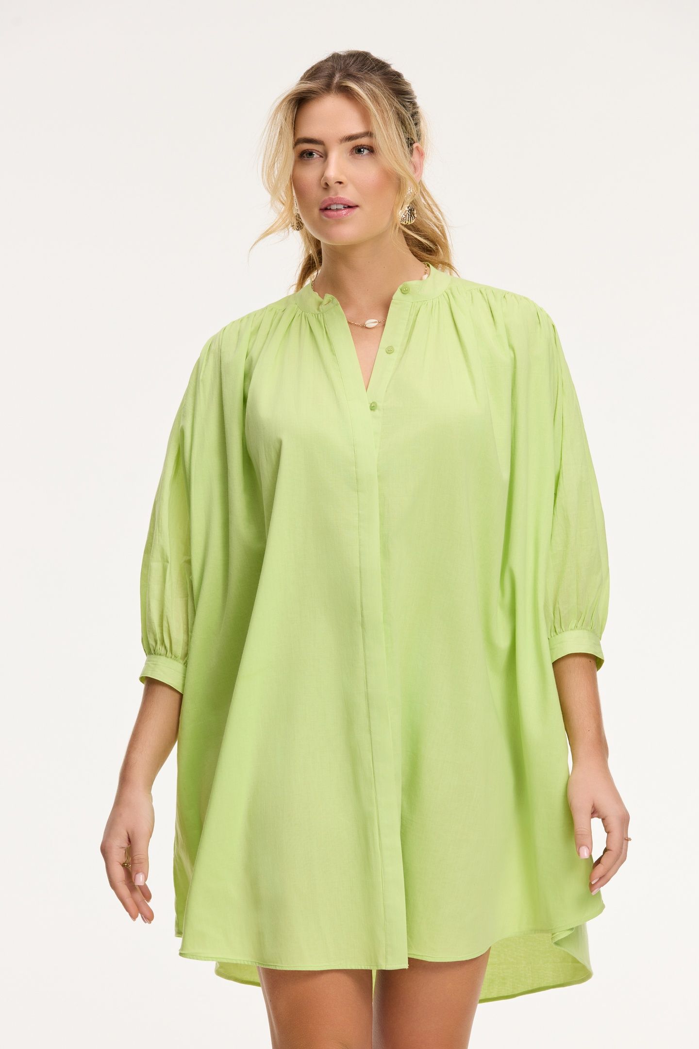 JAYDI DRESS LIME GREEN 2