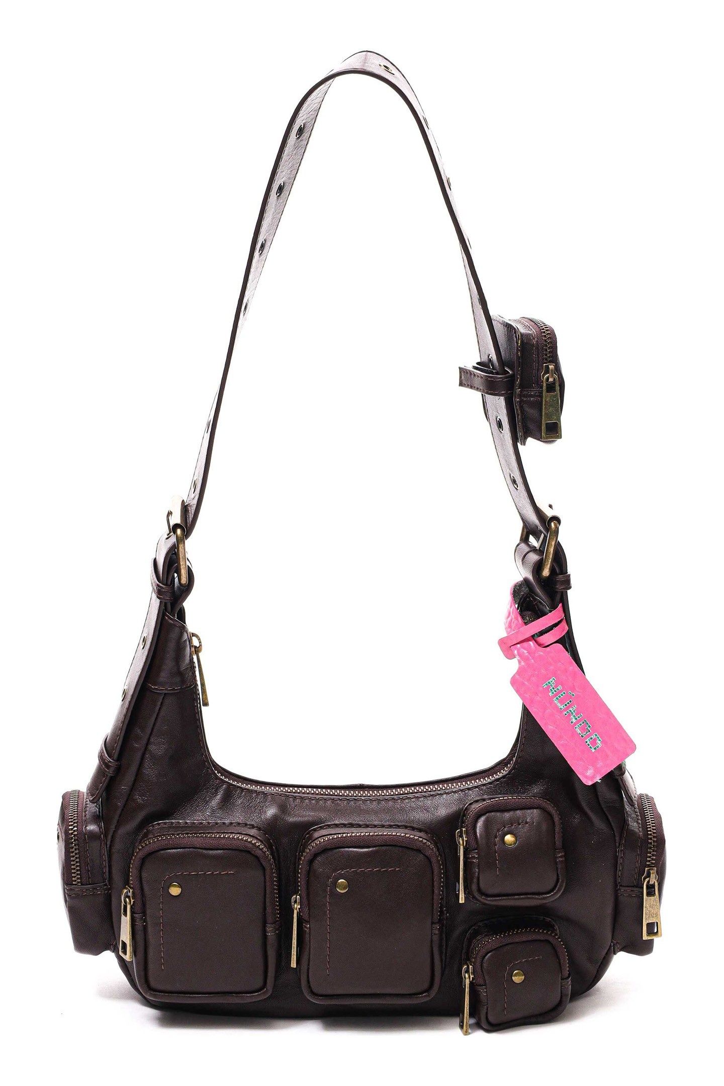 SALLY SMALL POCKET SHEEP BROWN W. GOLD 1