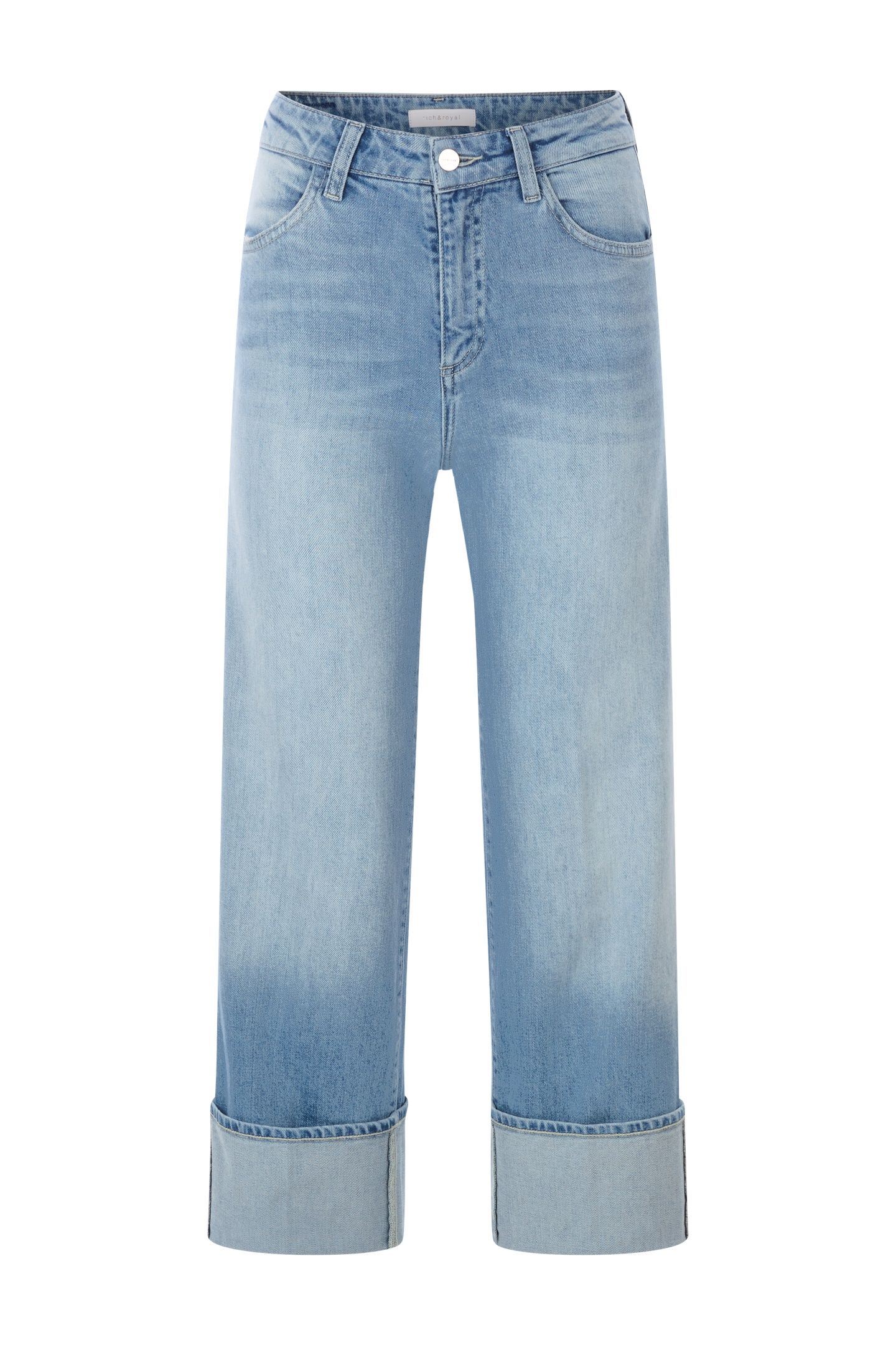 CULOTTE ROLL-UP DENIM ORGANIC DENIM BLUE 4