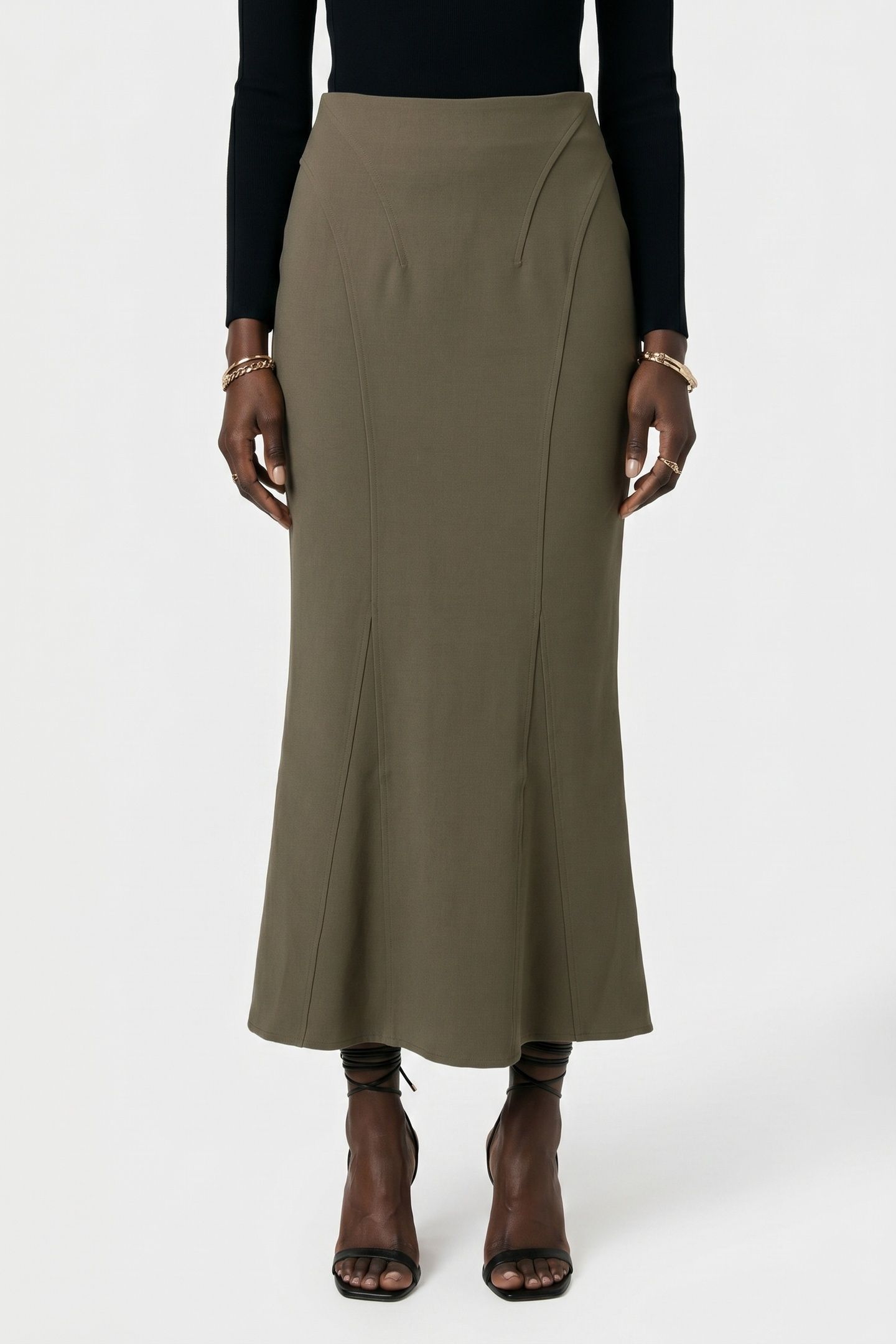 DEBBIE SKIRT KHAKI 1