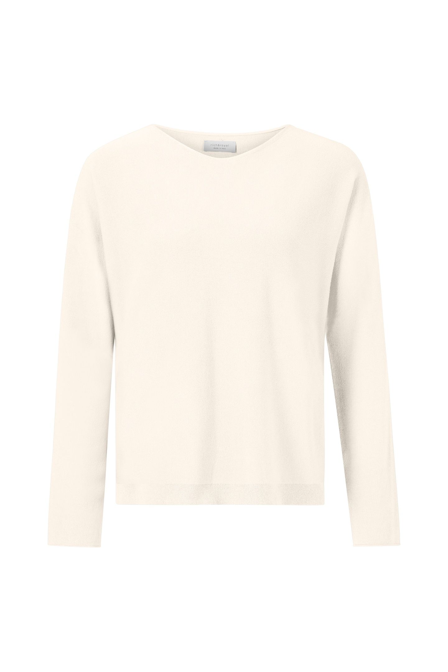 BOAT NECK SEAMLESS PEARL WHITE 3