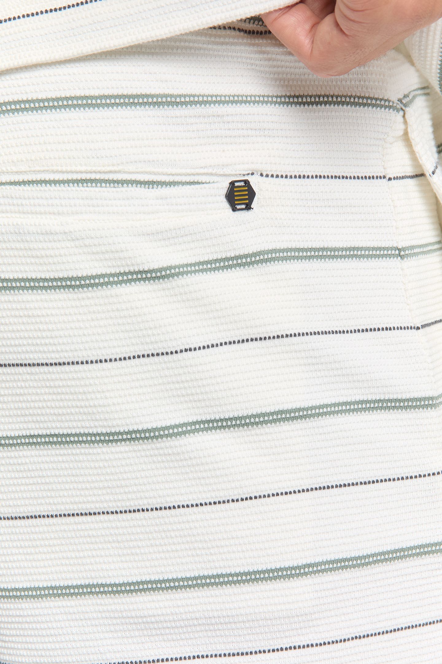 SHORT JERSEY STRIPES OFFWHITE 7