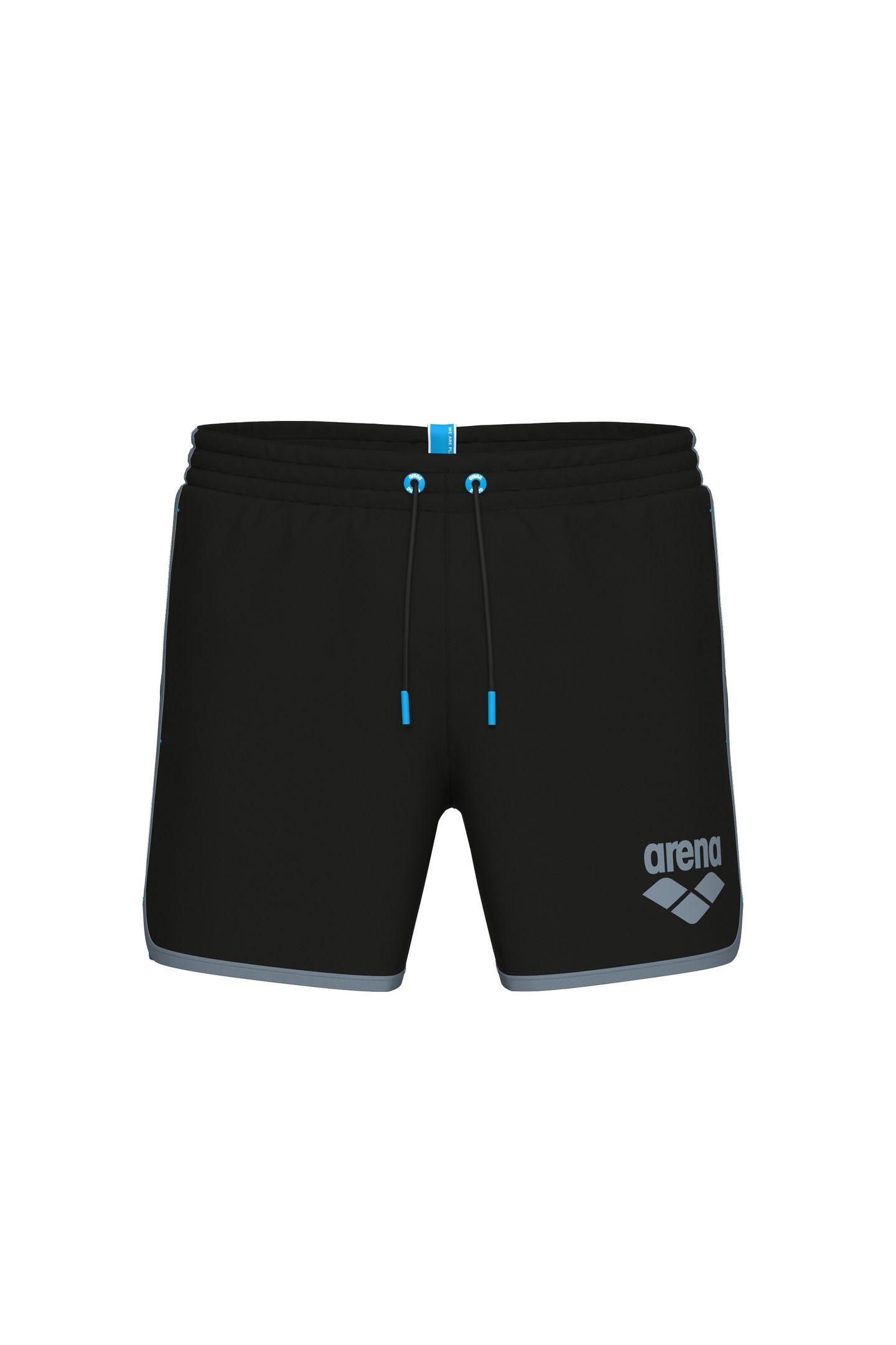 BIG LOGO BORDERS BEACH SHORT BLACK-SEAFOAM 6