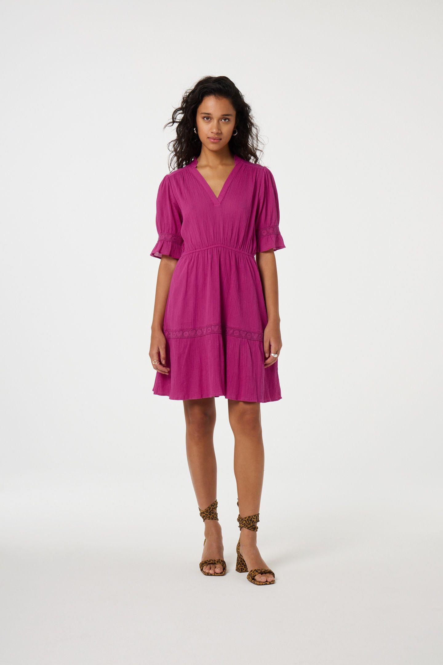 ARUNA DRESS PINK CRAZE 1