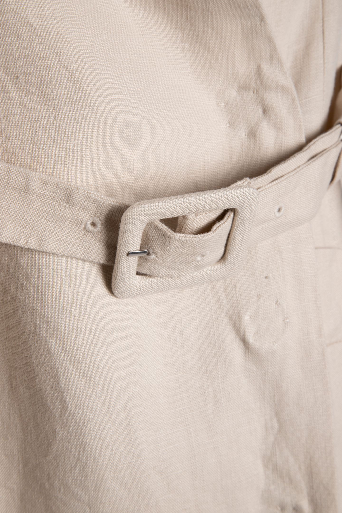 POLINA LINEN DRESS BEIGE 5
