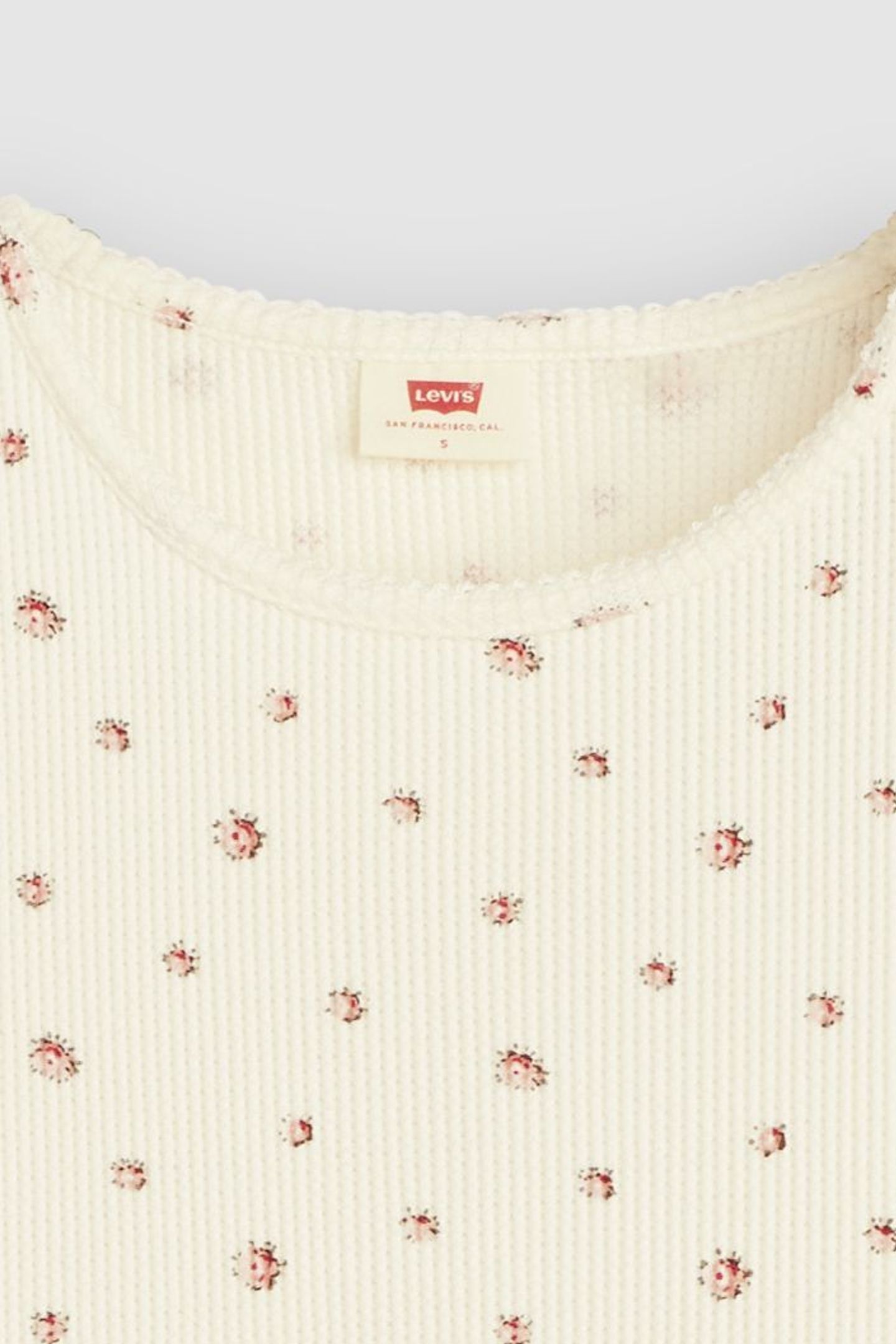DRY GOODS WAFFLE CAP-SLEEVE TEE 6
