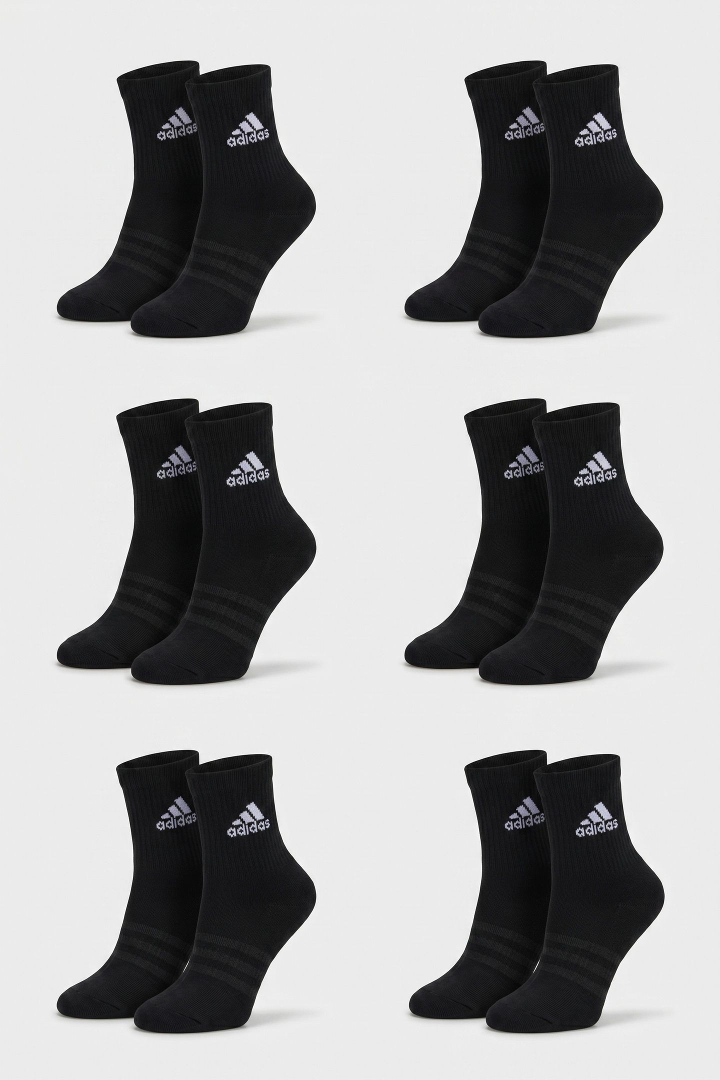 PERFORMANCE CUSHIONED SPORTSWEAR CREW SOCKS 6 PAIRS 5