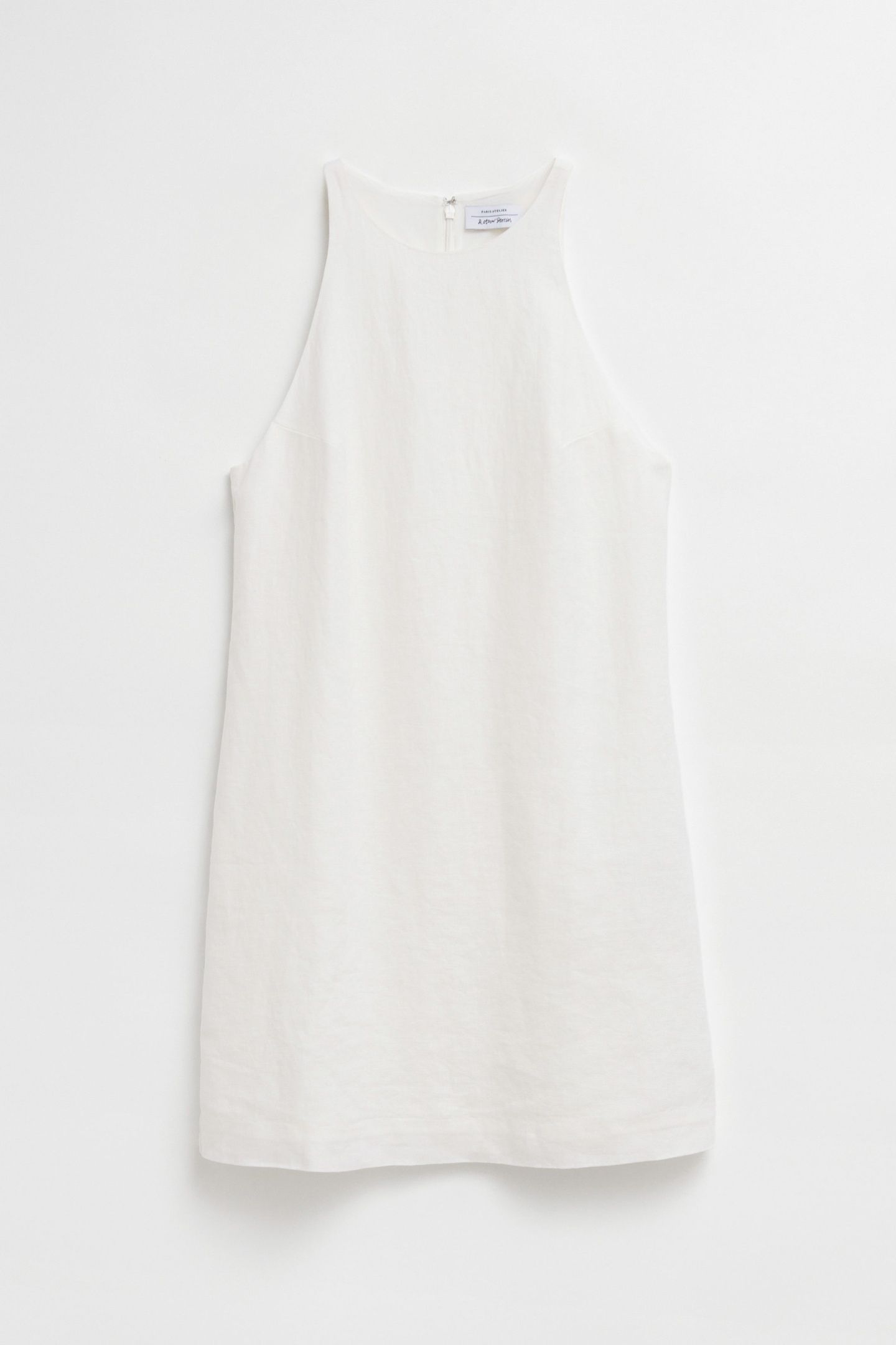 KITTY LINEN DRESS WHITE 3