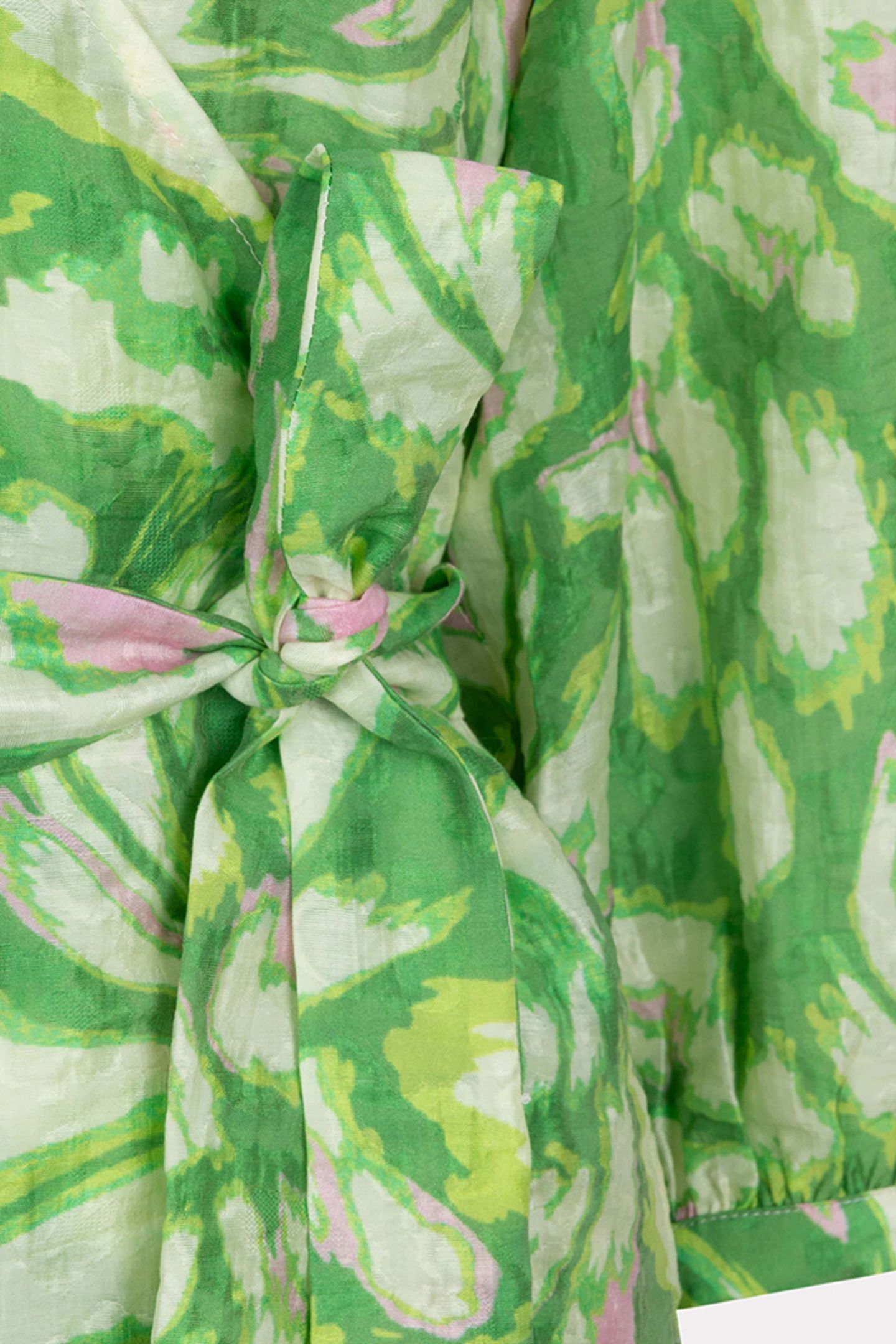 BLOUSE WRAP FLORAL TREASURE PRINT 7