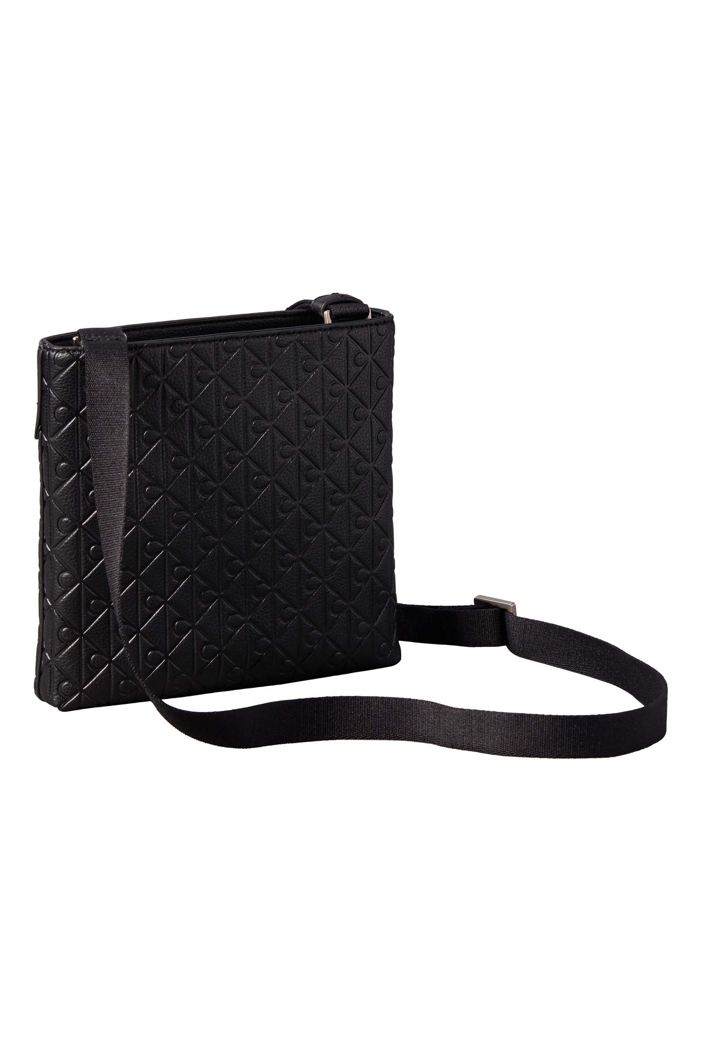 EMBLEM EMBOSS SLING BAG BLACK 3