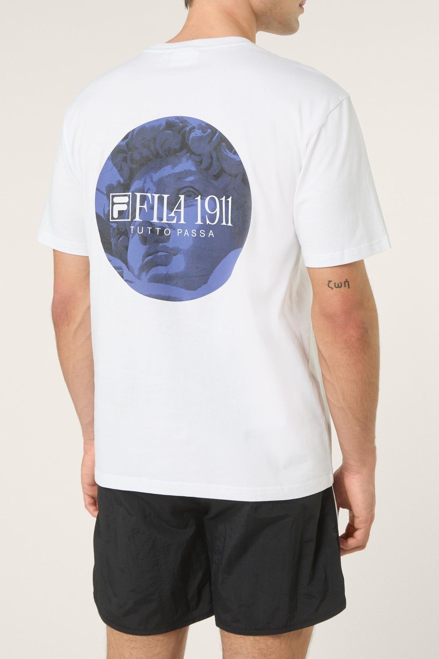 PONZANO RELAXED GRAPHIC T-SHIRT BRIGHT WHITE 3