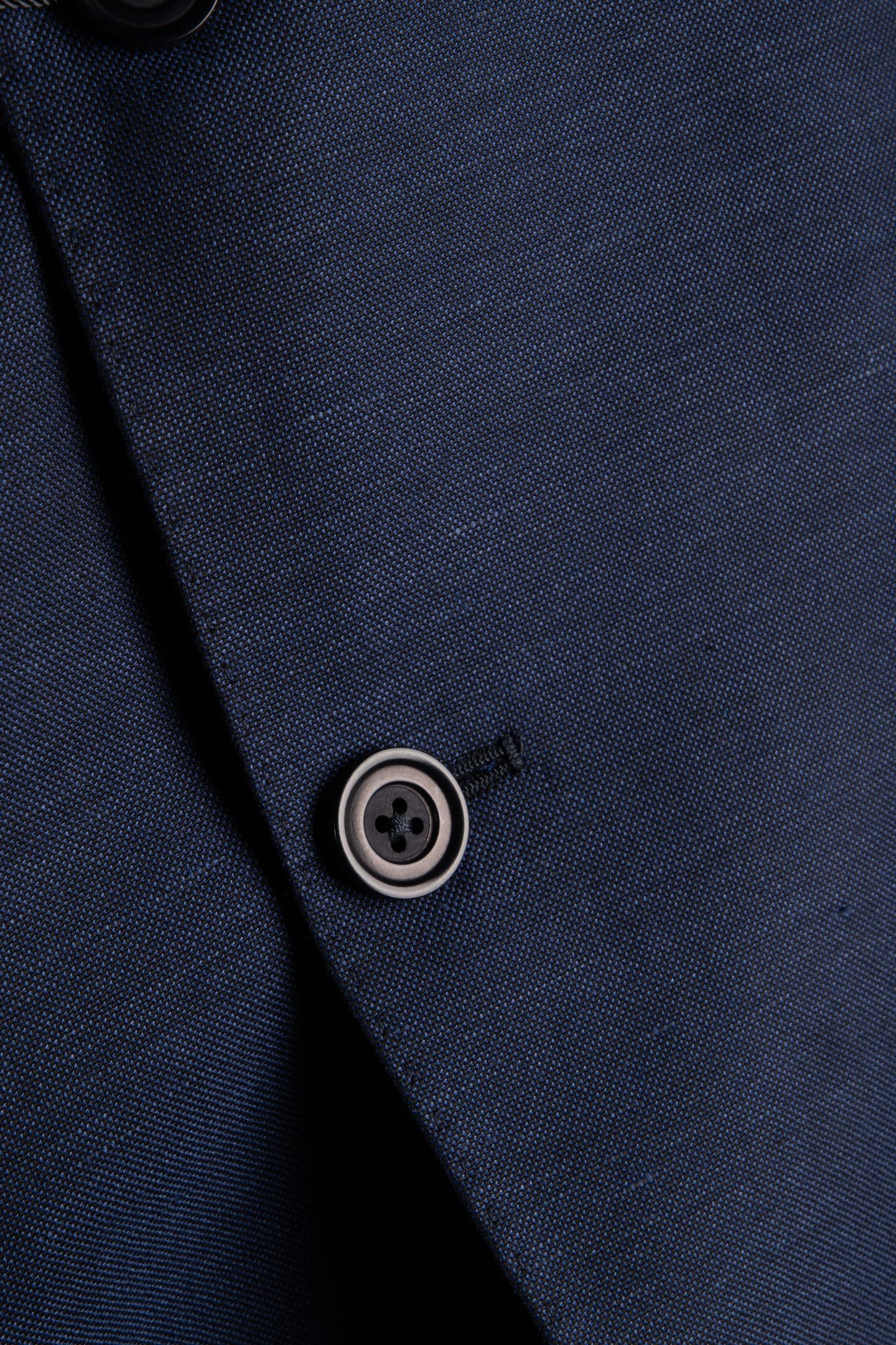JACKET REGULAR LINING LINEN BLUE 6
