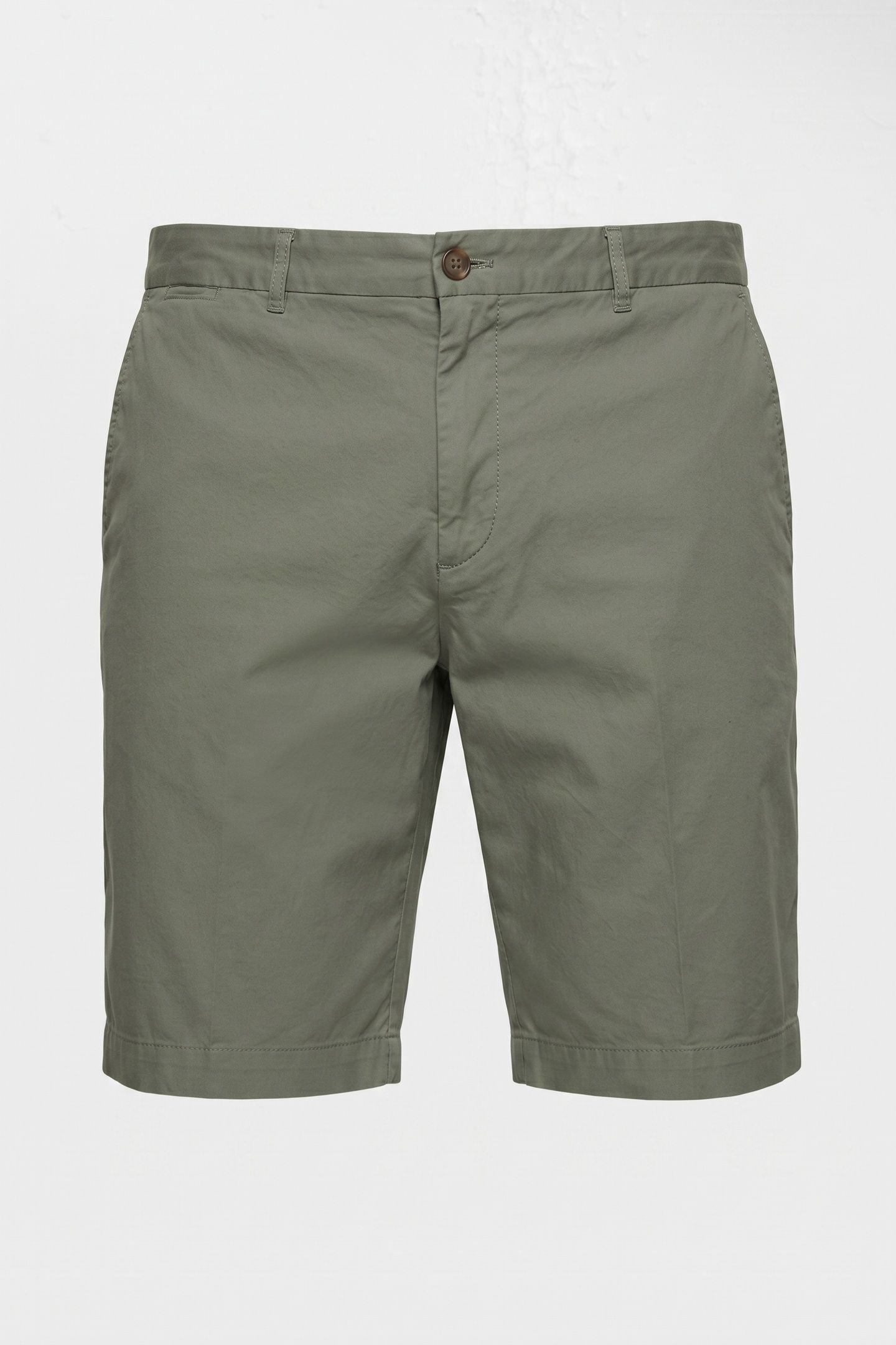 BERMUDA CLASSIC COTTON MILITARY GREEN 4