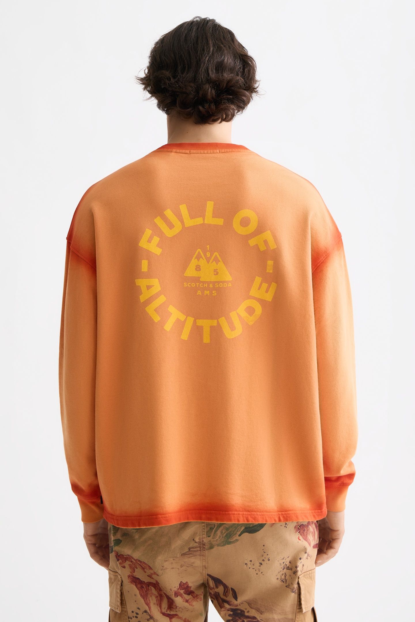 WASH/ GD ARTWORK SWEATSHIRT RUST 3
