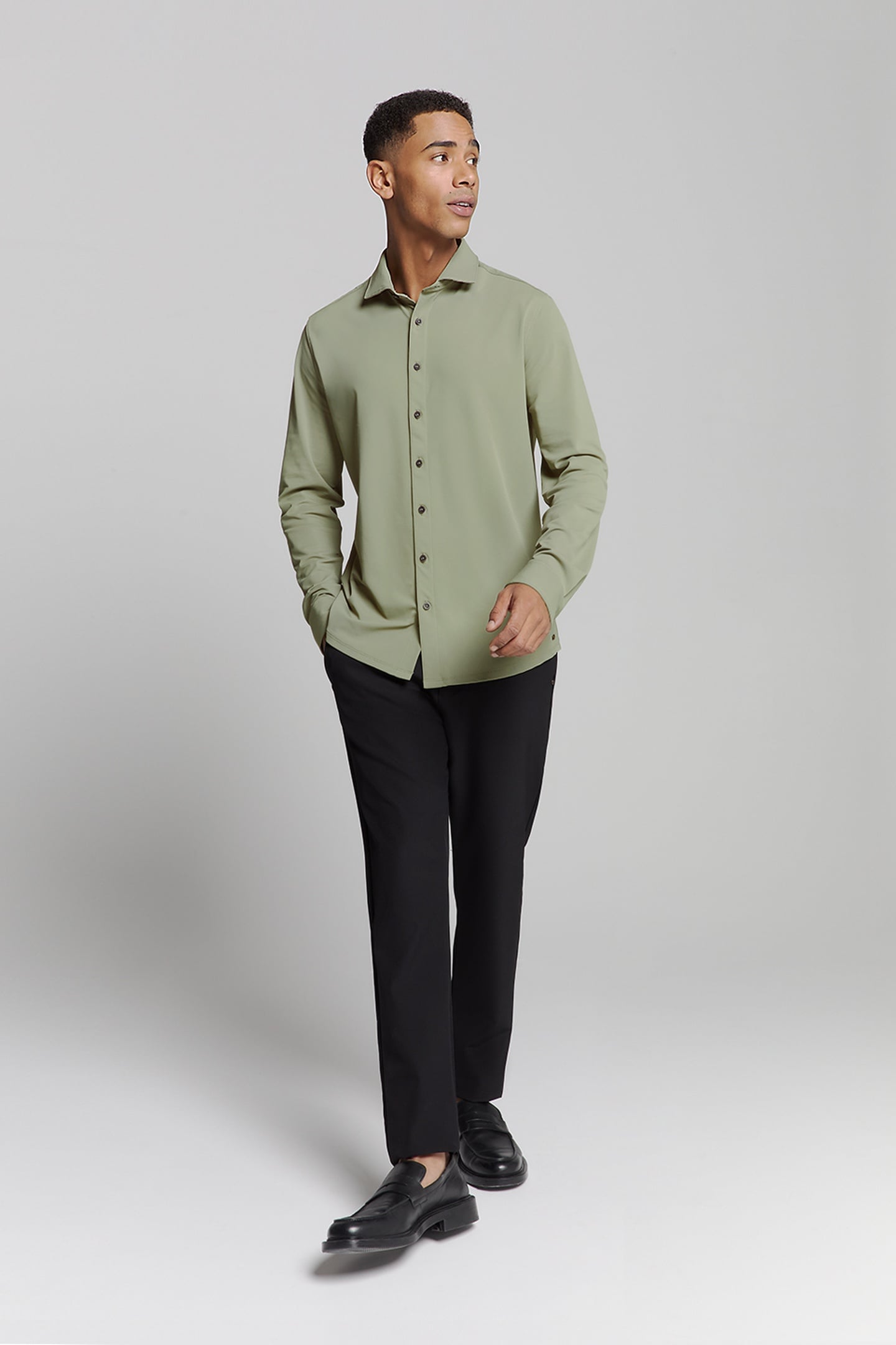 SHIRT JERSEY TRAVEL LIGHT ARMY 1