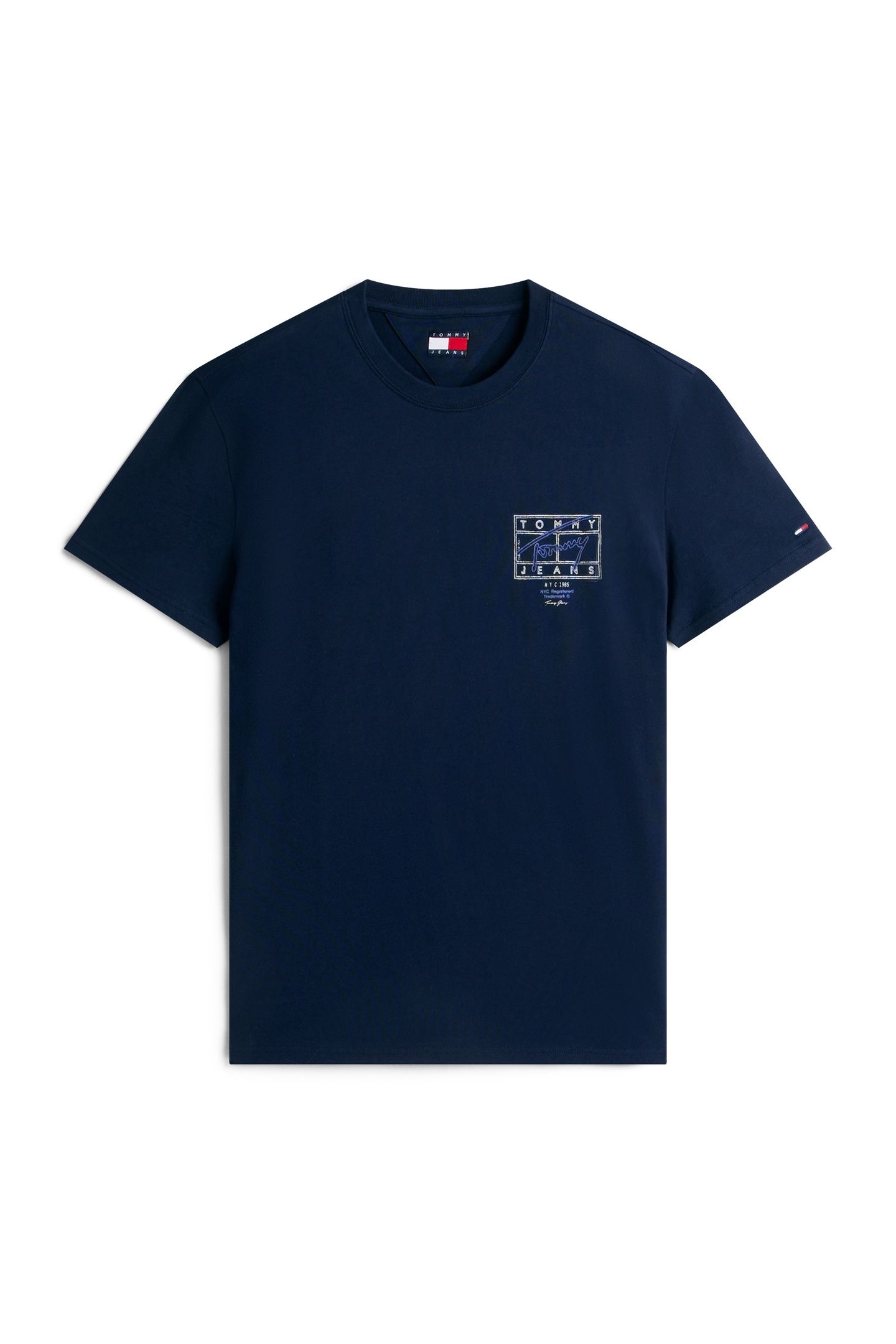 REGULAR SIGN SPRAY T-SHIRT DARK NIGHT NAVY 4