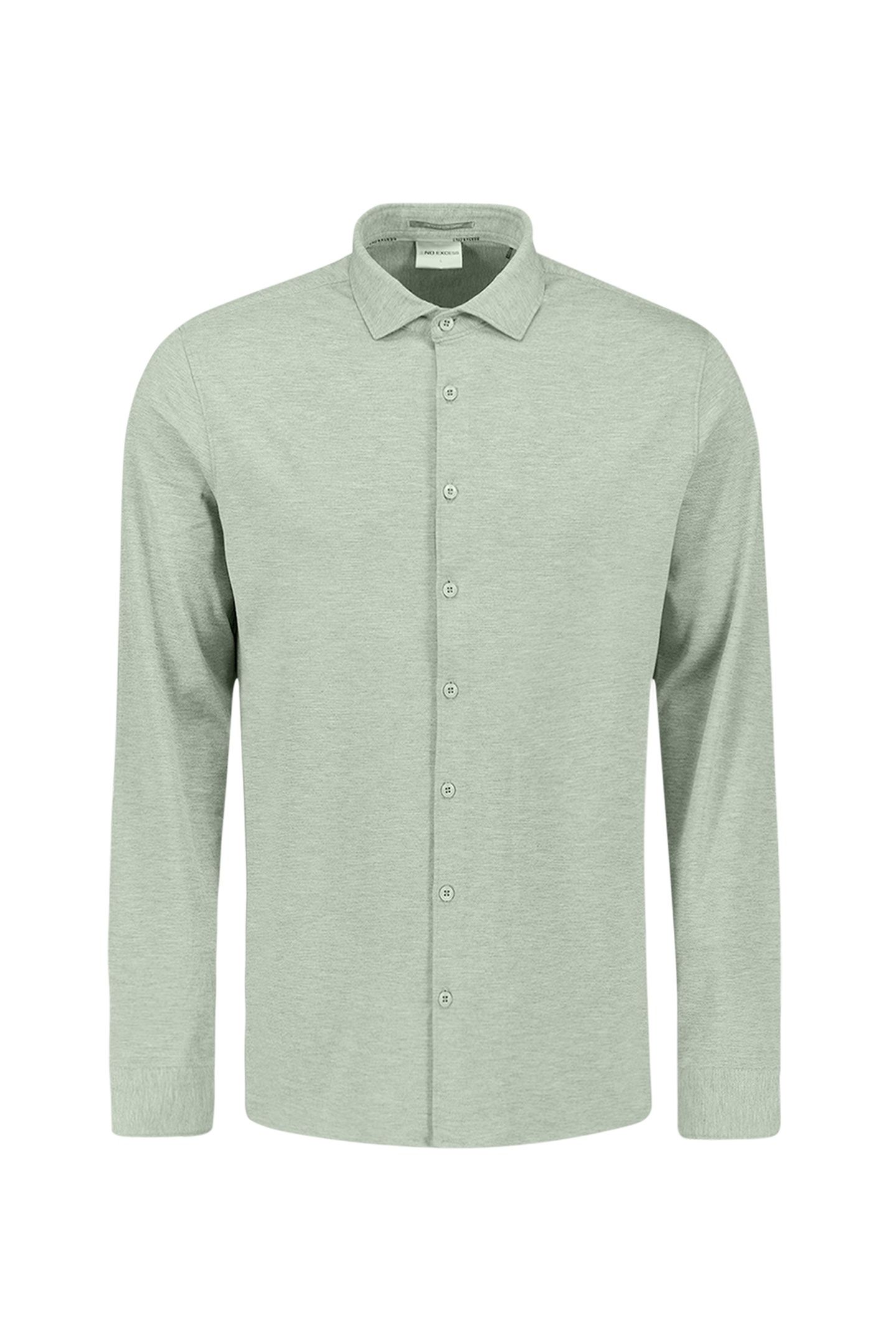 SHIRT JERSEY MELANGE STRETCH MINT 3