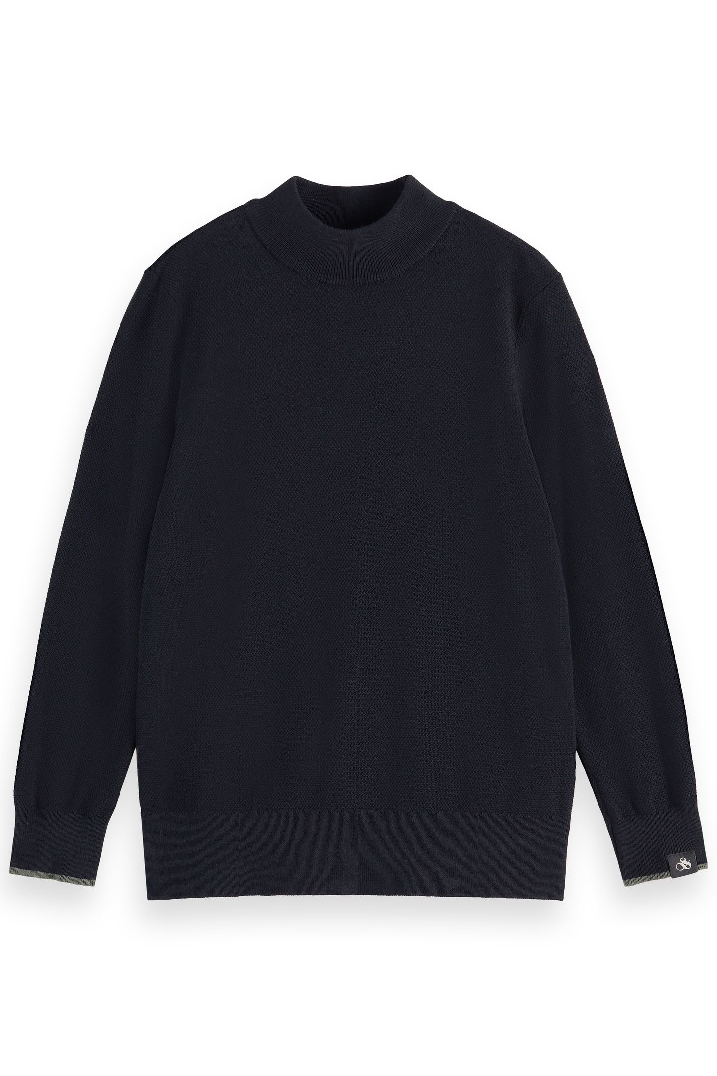 BOY REGULAR-FIT MOCK NECK PULLOVER ANTHRACITE 2