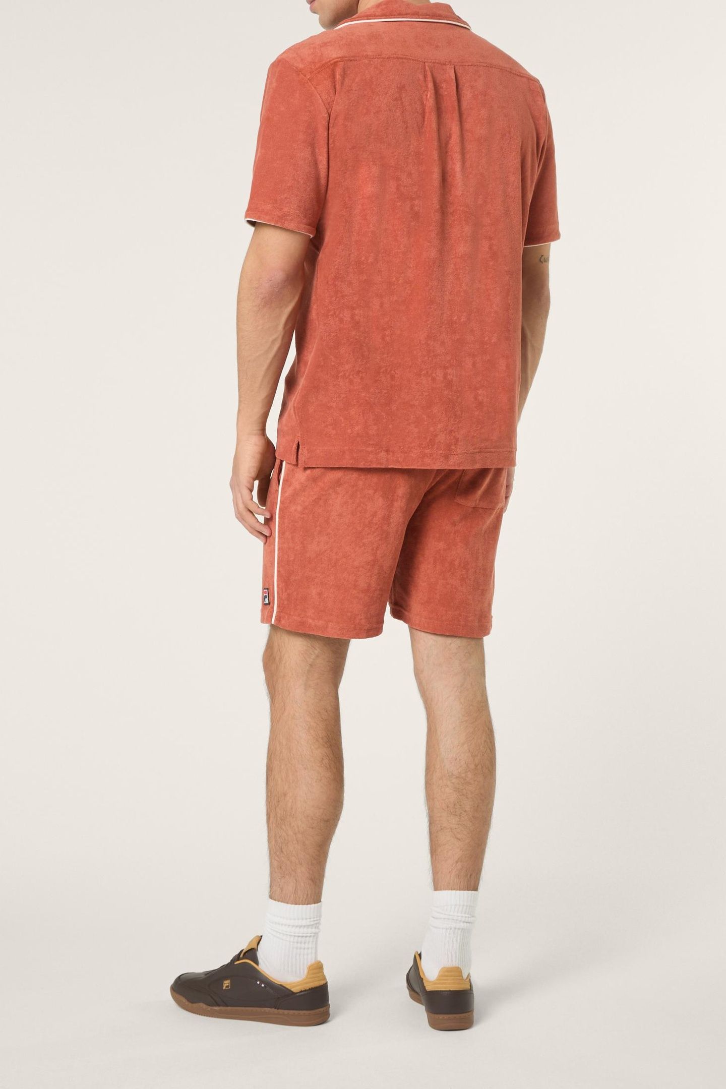 EMPOLI REGULAR TOWELLING SHORTS ETRUSCAN RED 3