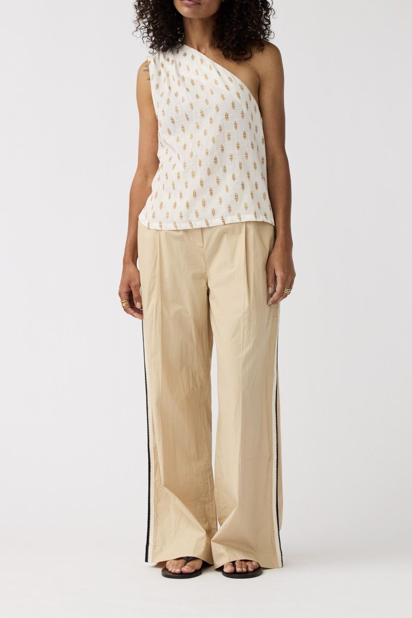 PANTS MOONFLOWER TAPE SAND 1
