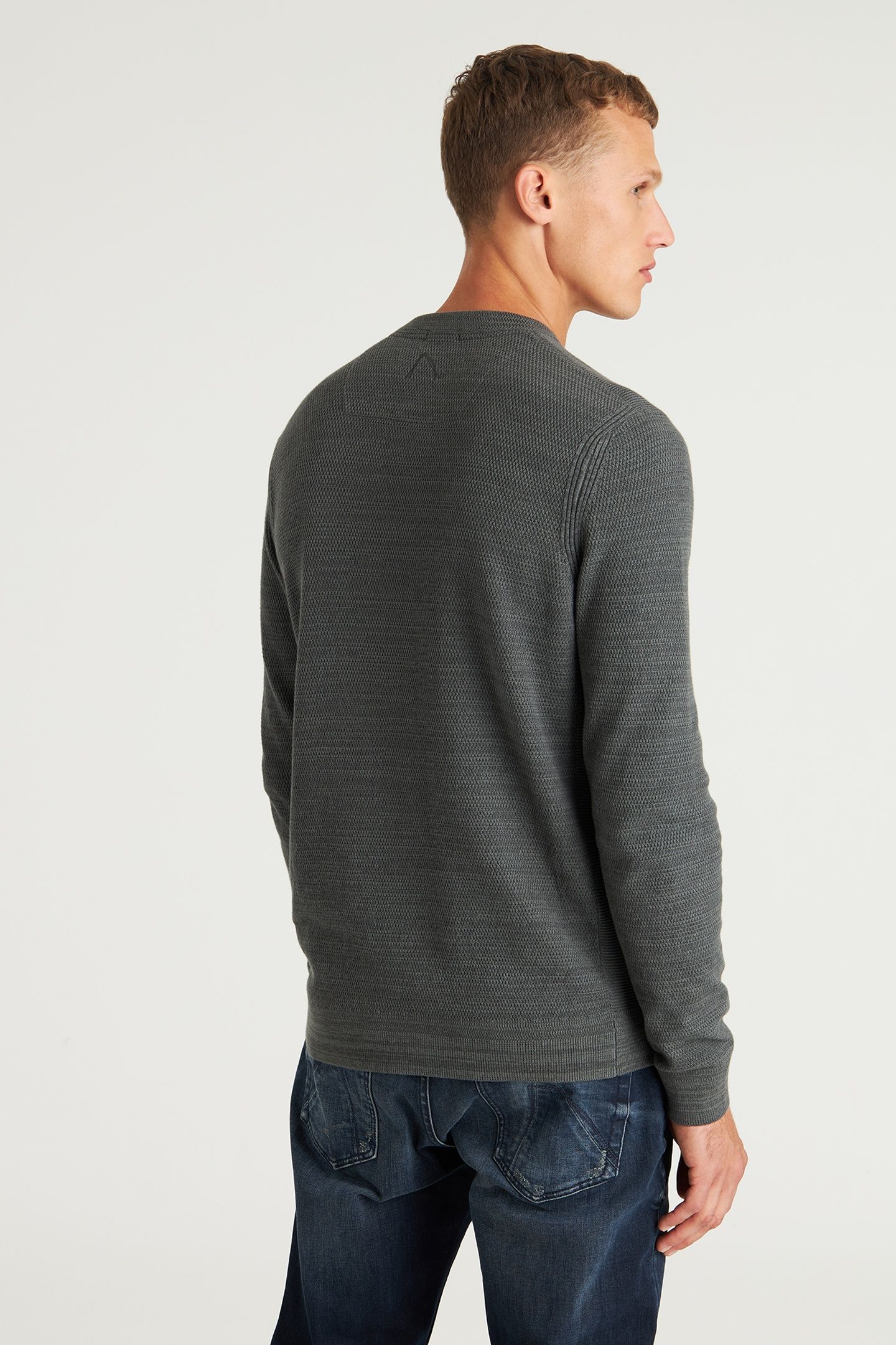 BASAL MIXED PULLOVER VOLCANIC ASH 3