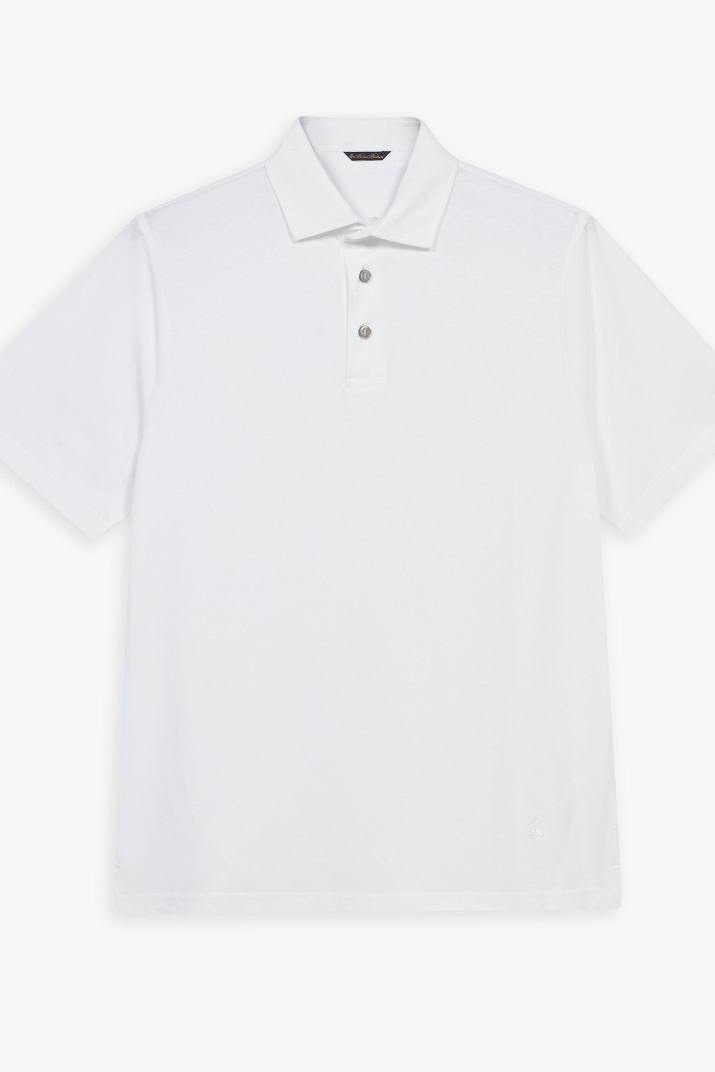 WHITE COTTON POLO SHIRT WHITE 3