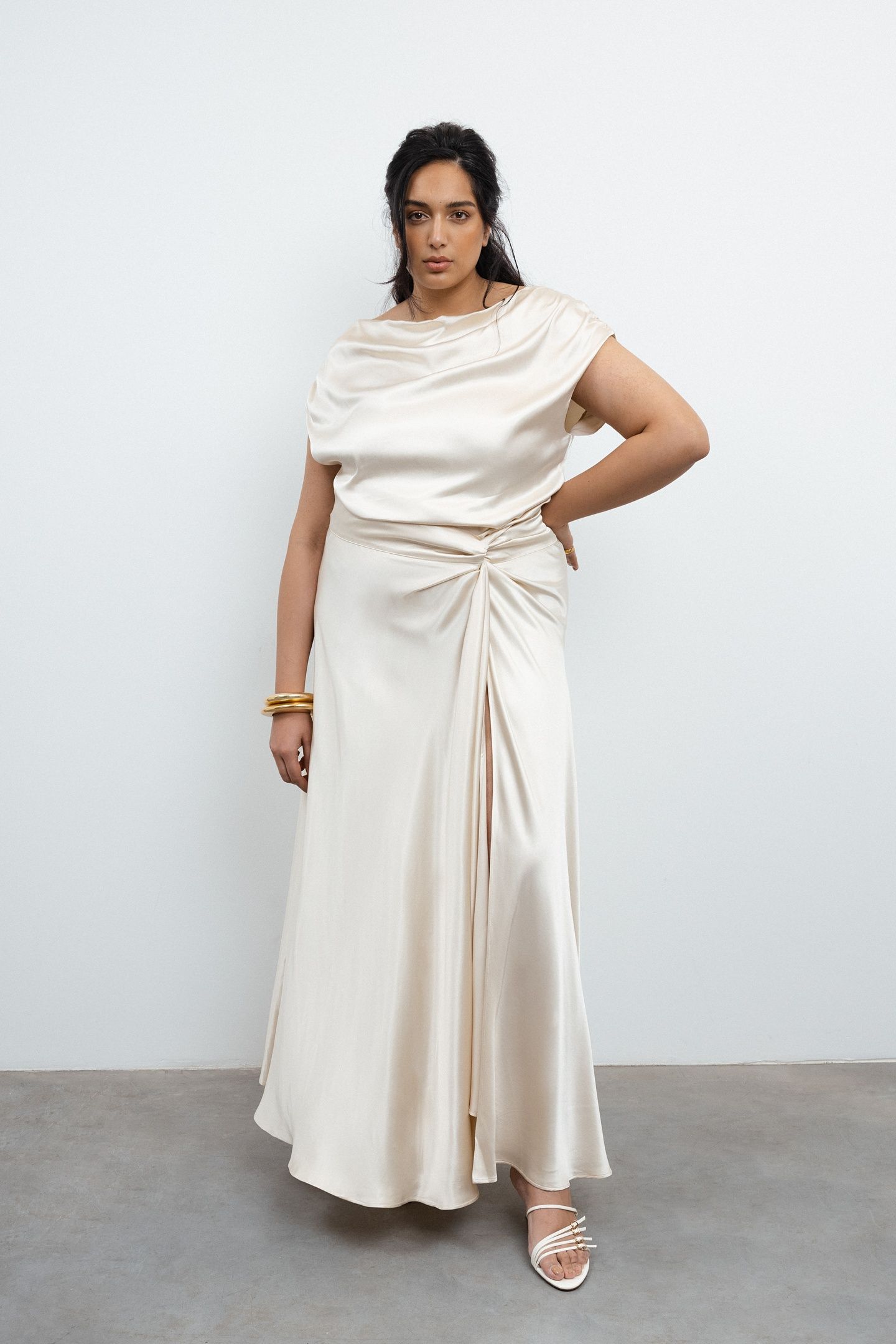 HAZEL SKIRT CHAMPAGNE 2