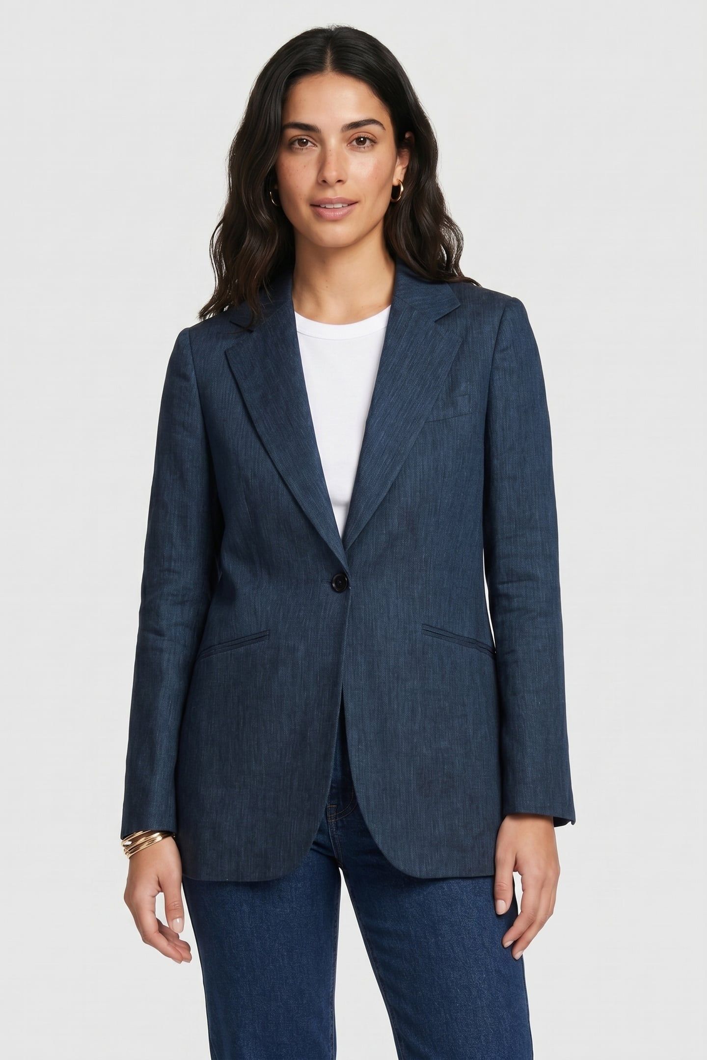 JACKET LINEN BLUE 1